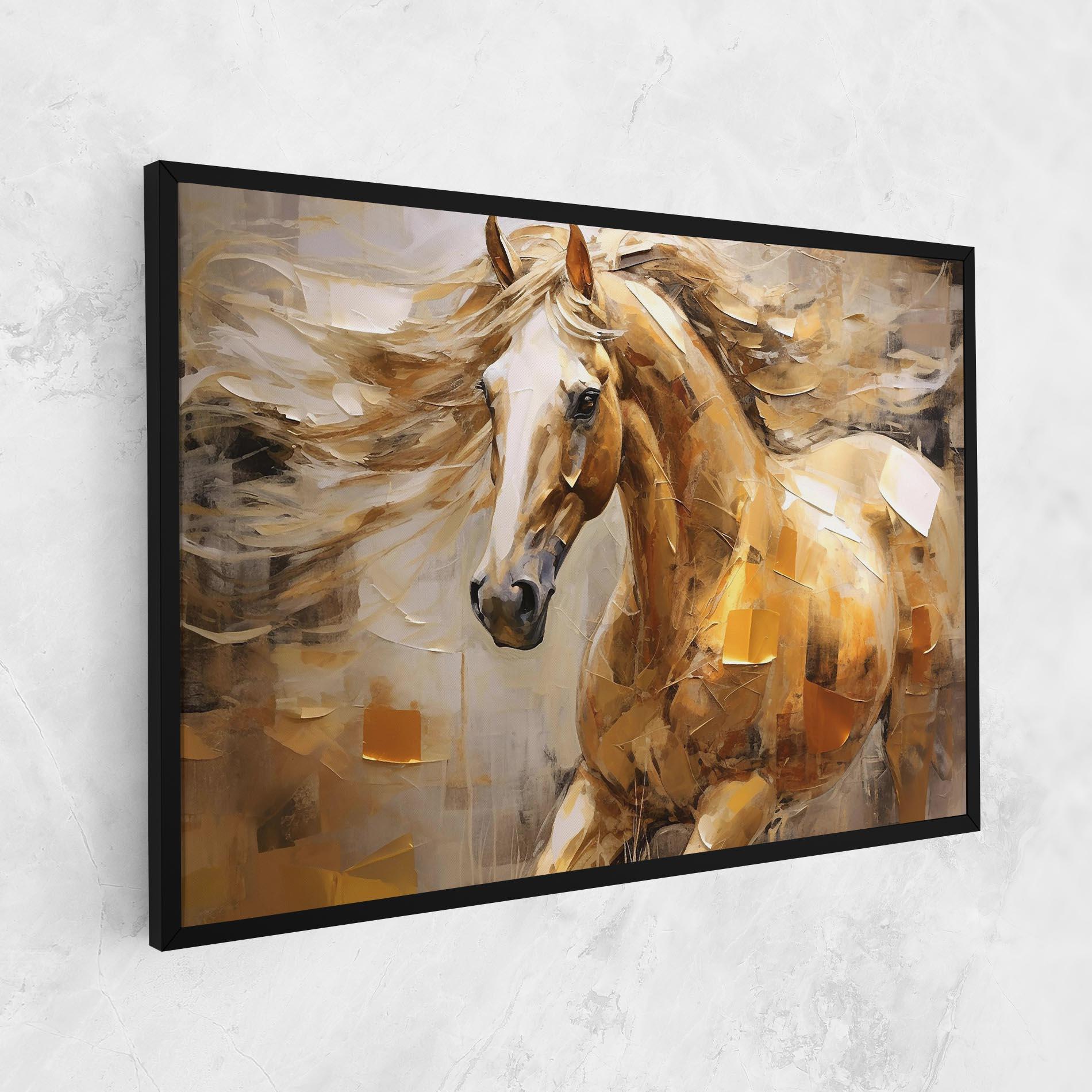 Vászonkép Light Brown Horse mockup 1