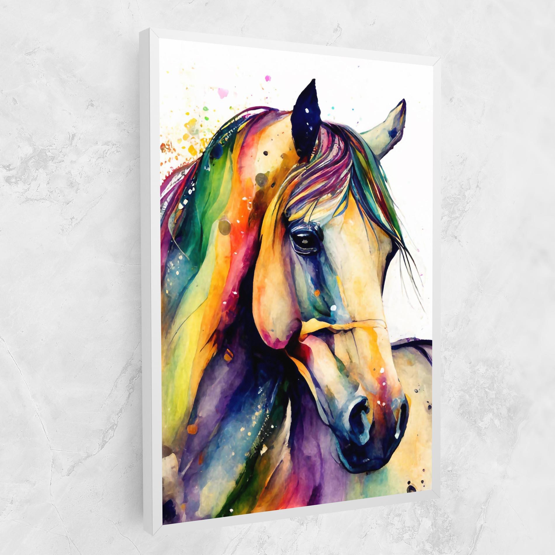 Vászonkép Colorful Horse mockup 1