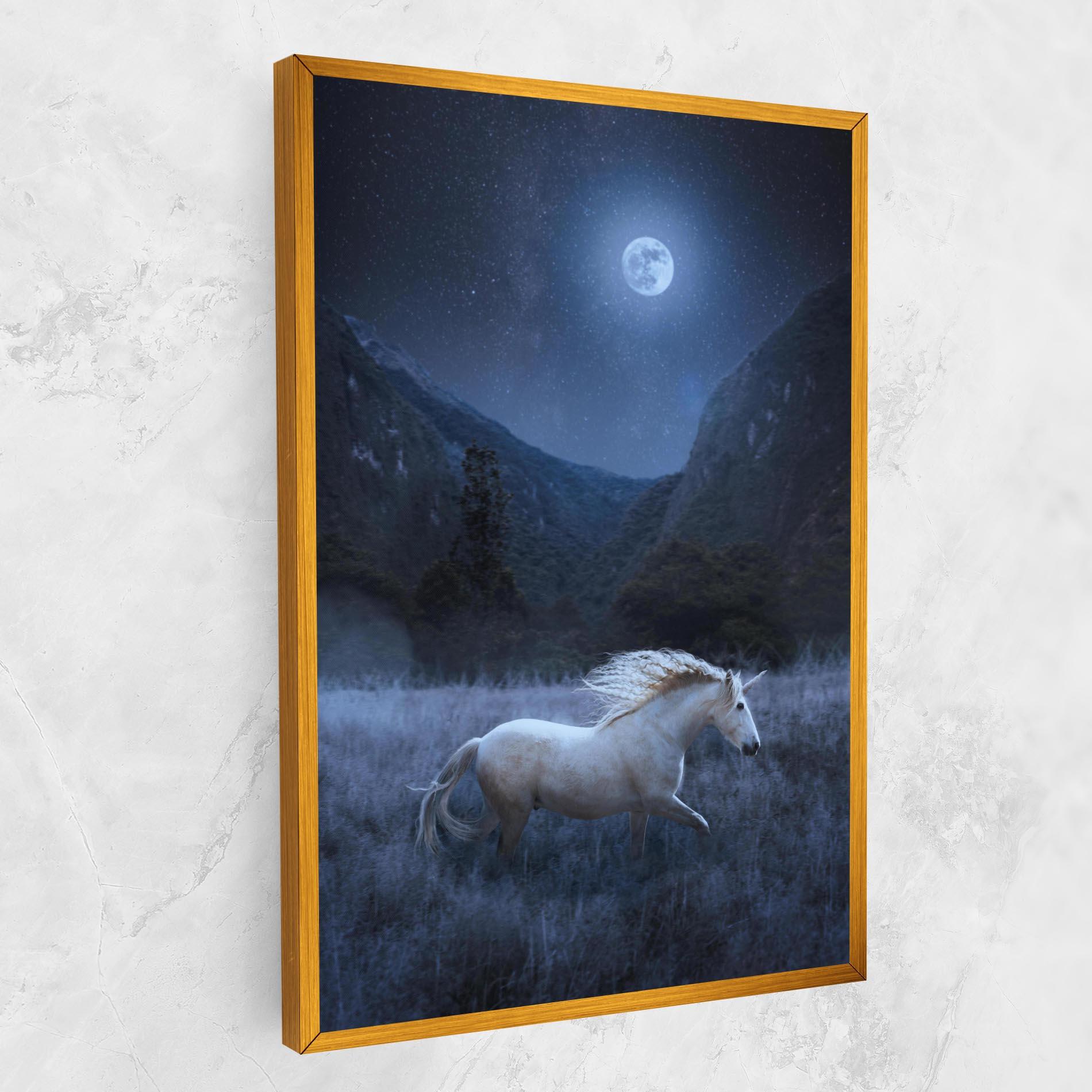 Vászonkép Blue Moon Unicorn mockup 1