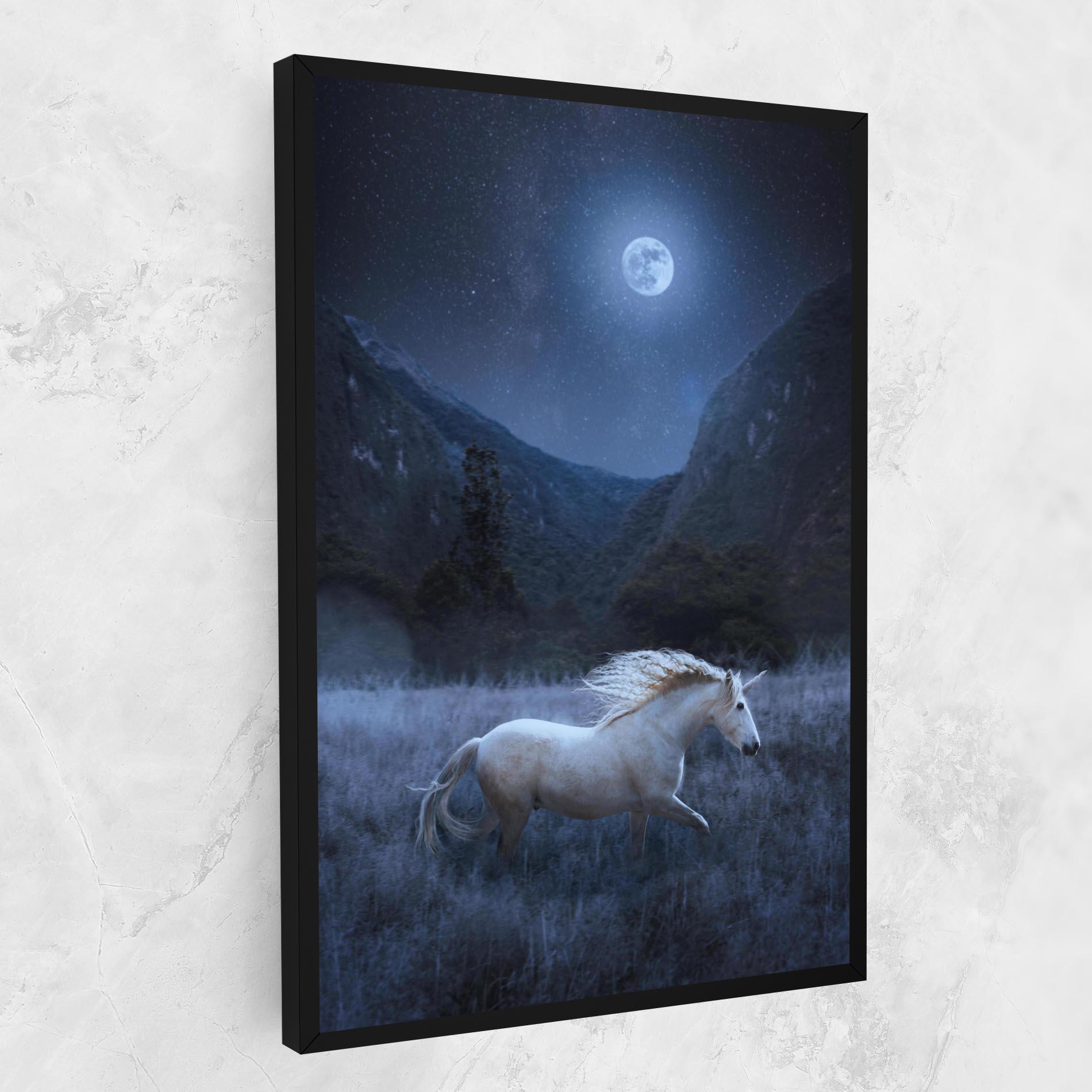 Vászonkép Blue Moon Unicorn mockup 1