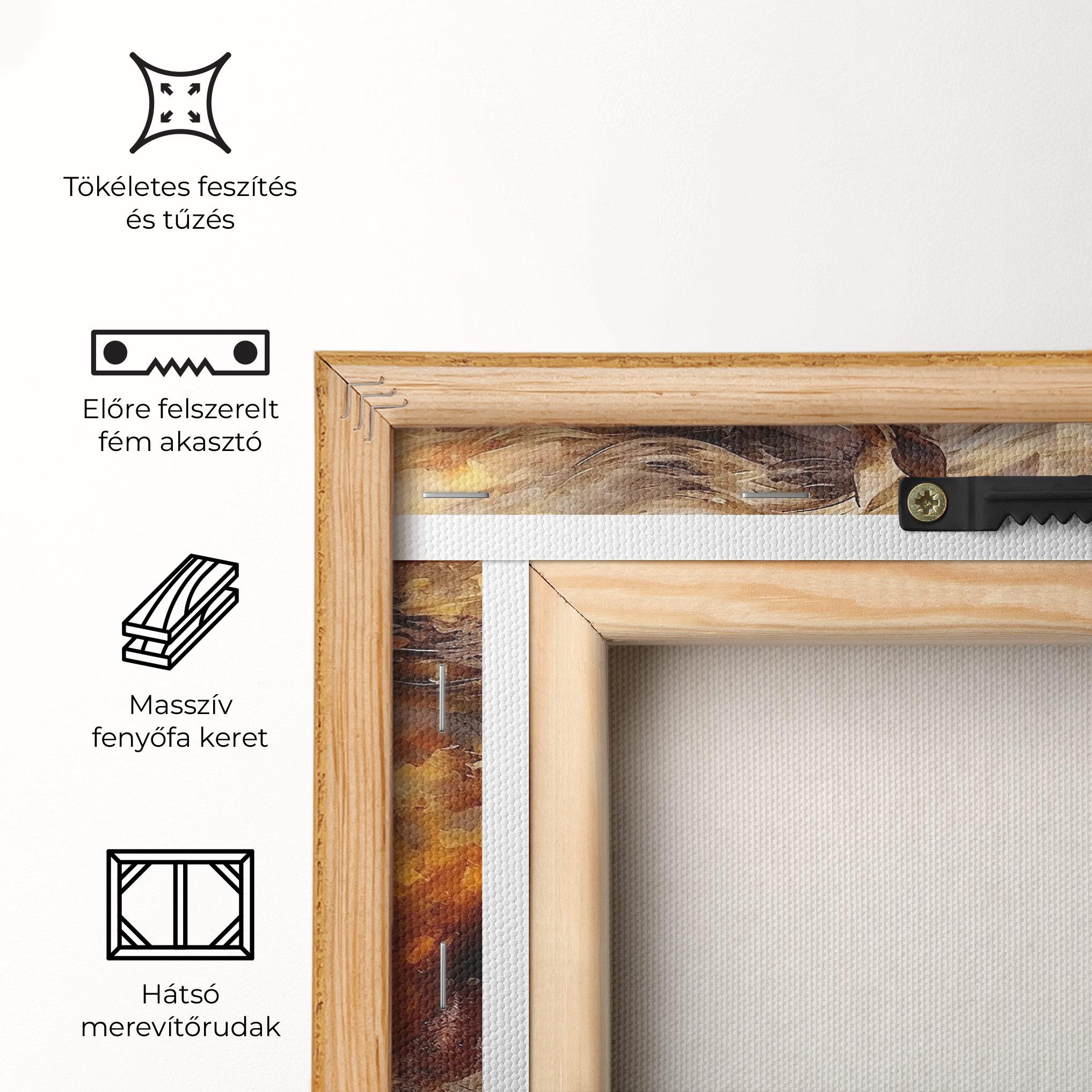 Vászonkép Brown Horse Running mockup 5