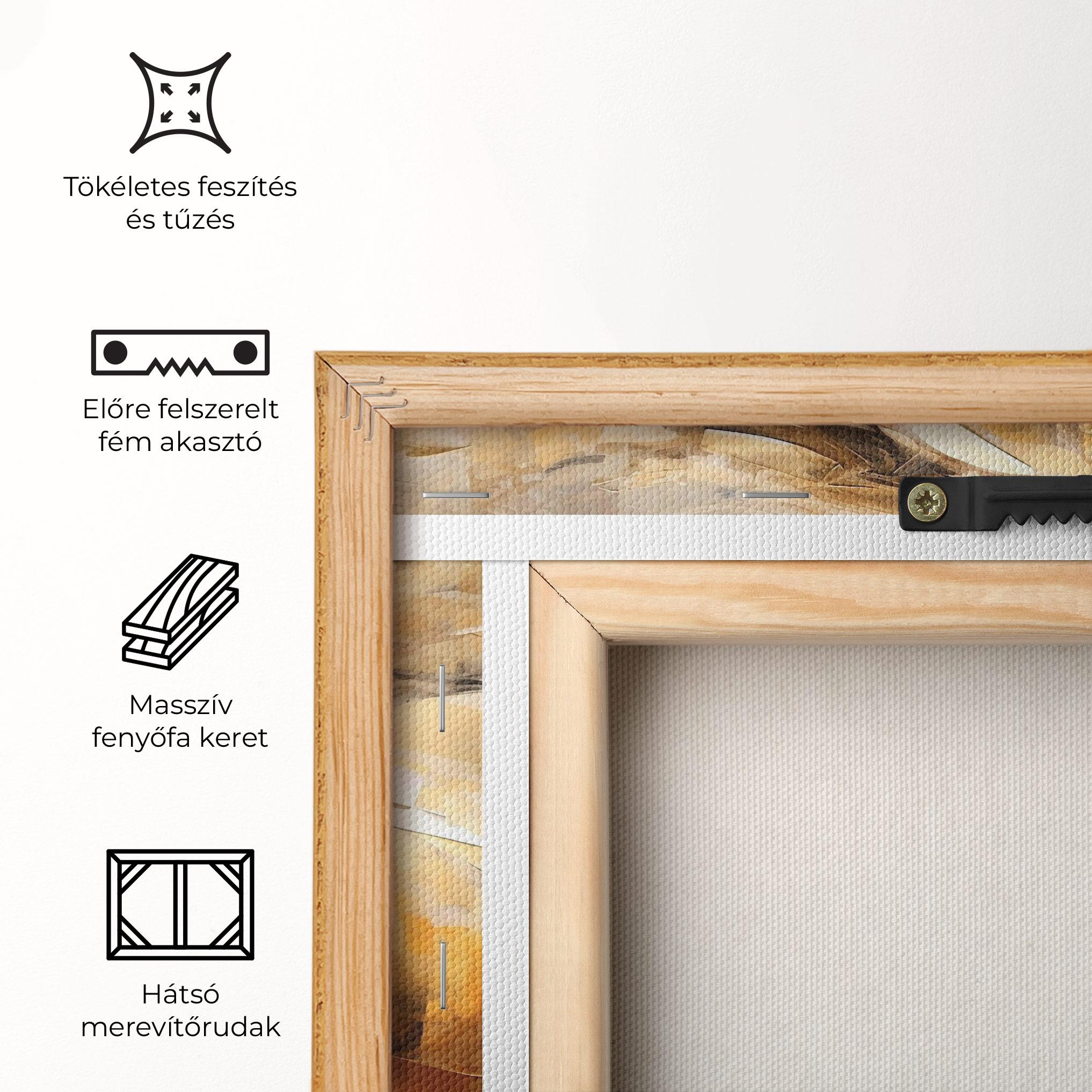 Vászonkép Light Brown Horse mockup 5