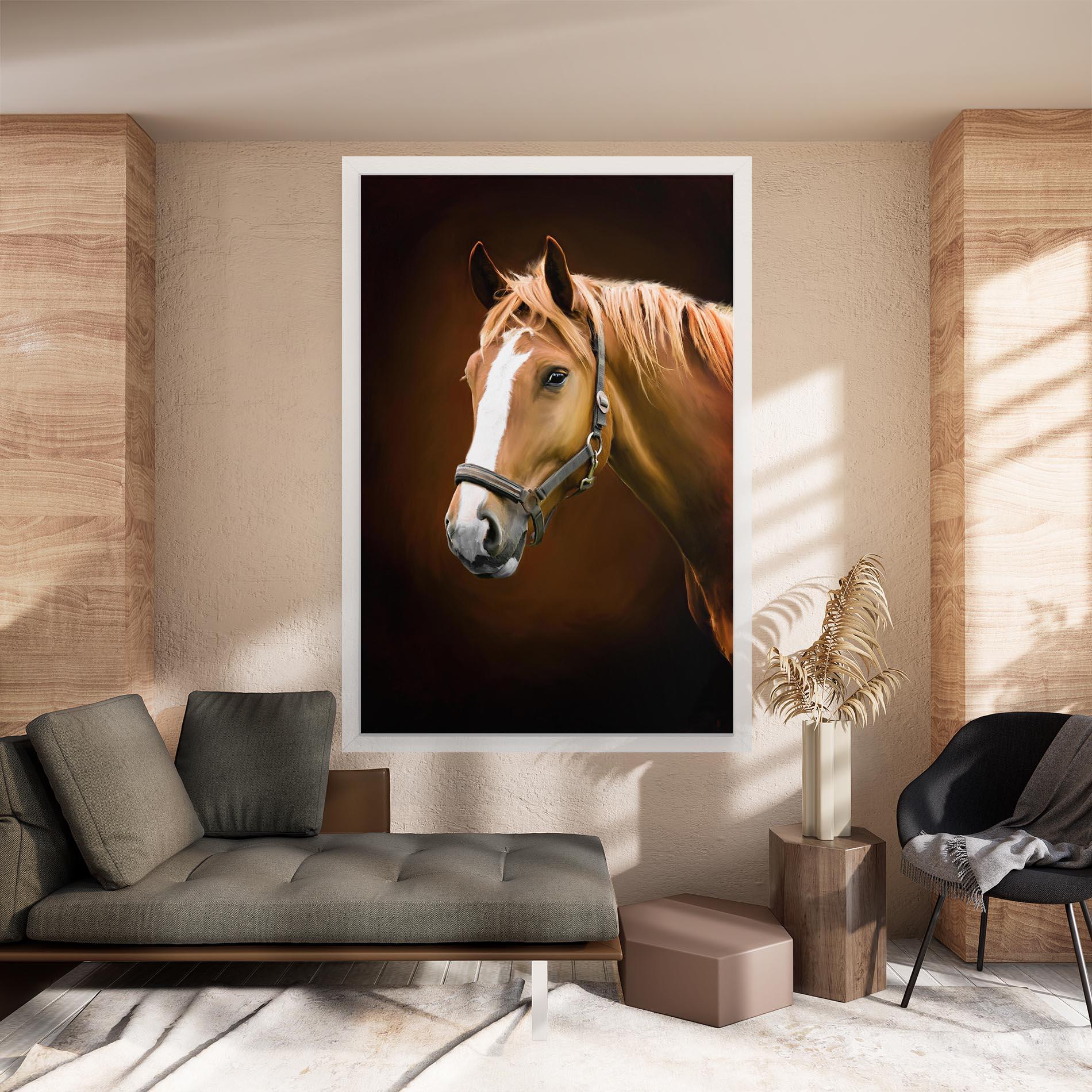 Vászonkép Digital Painted Horse mockup 8