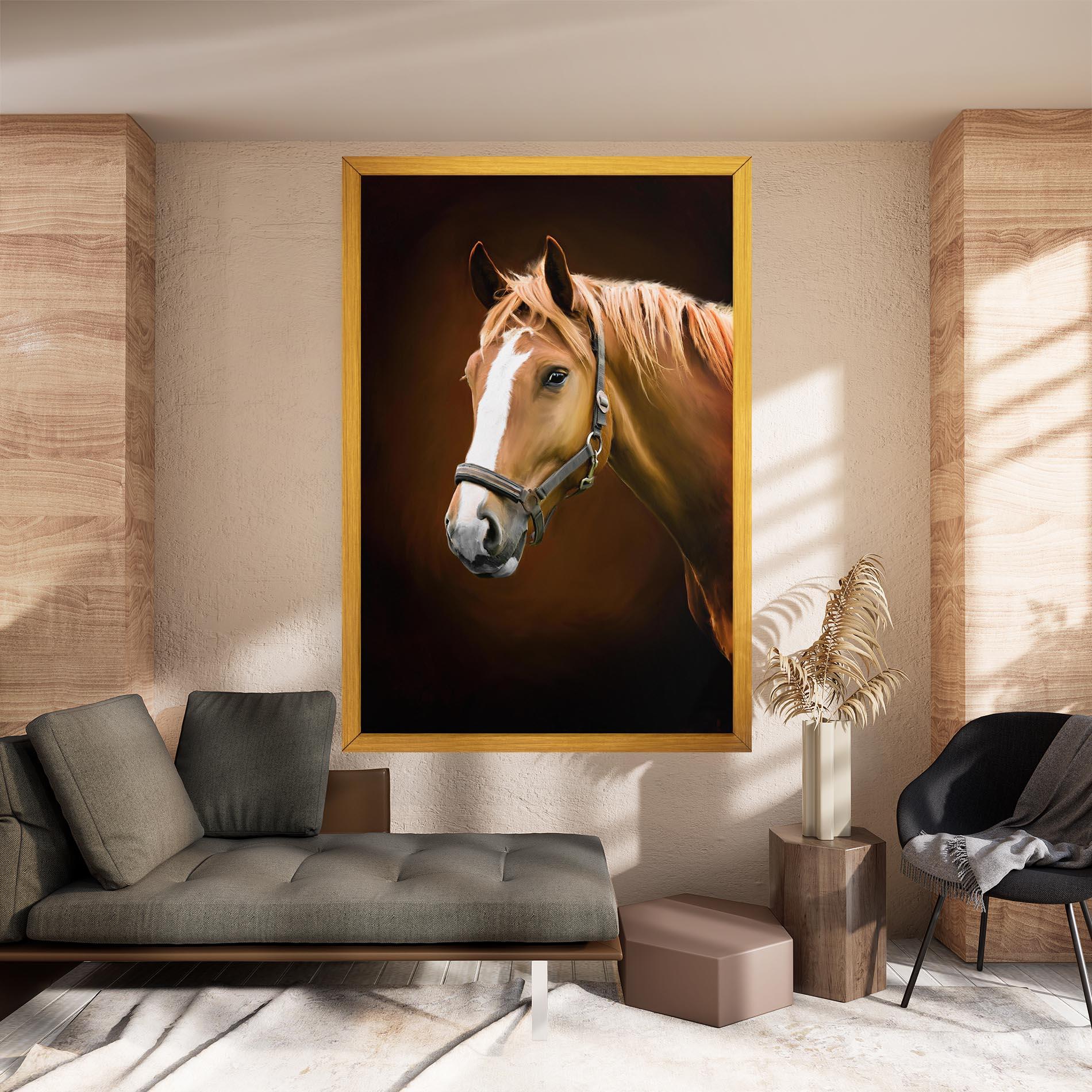 Vászonkép Digital Painted Horse mockup 8
