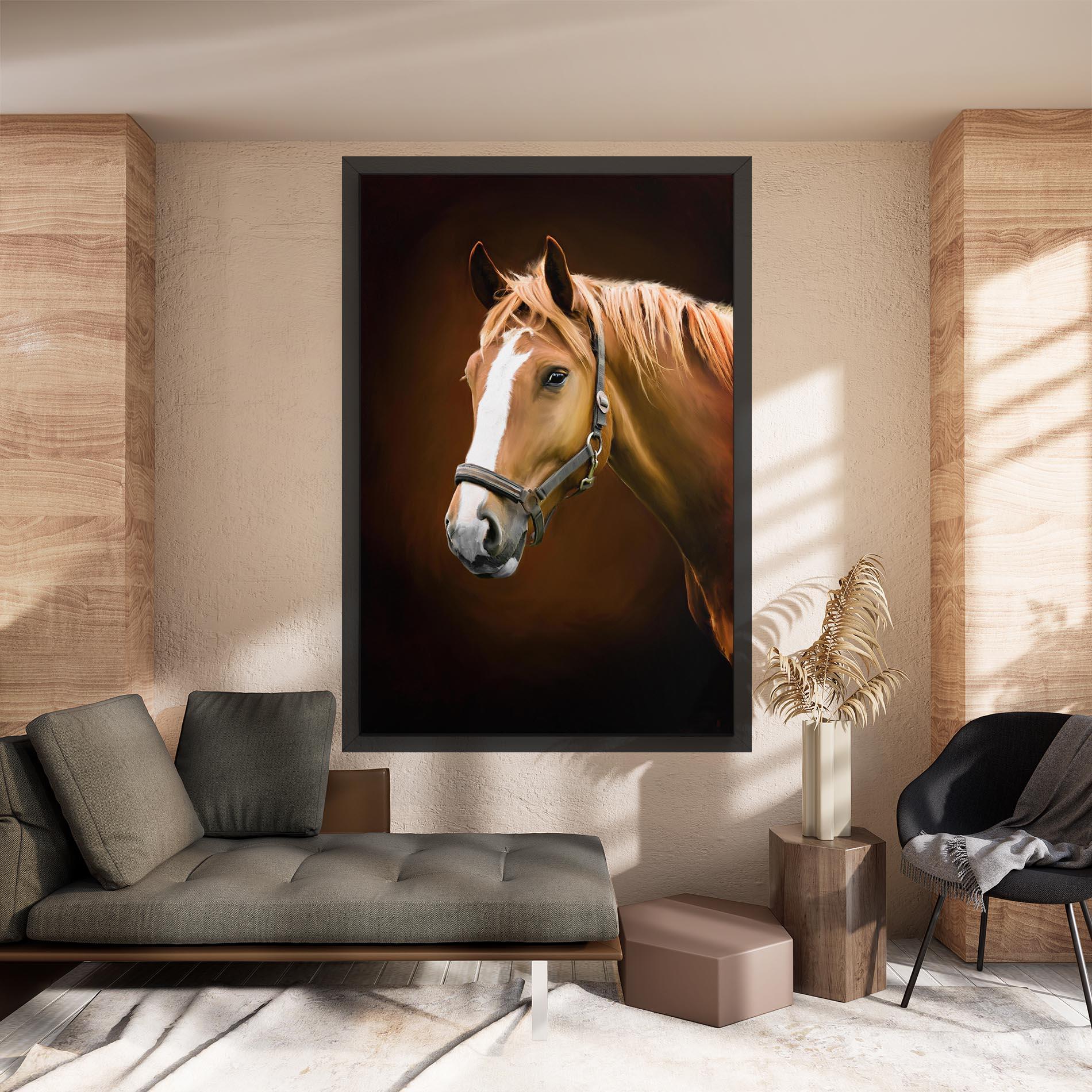 Vászonkép Digital Painted Horse mockup 8
