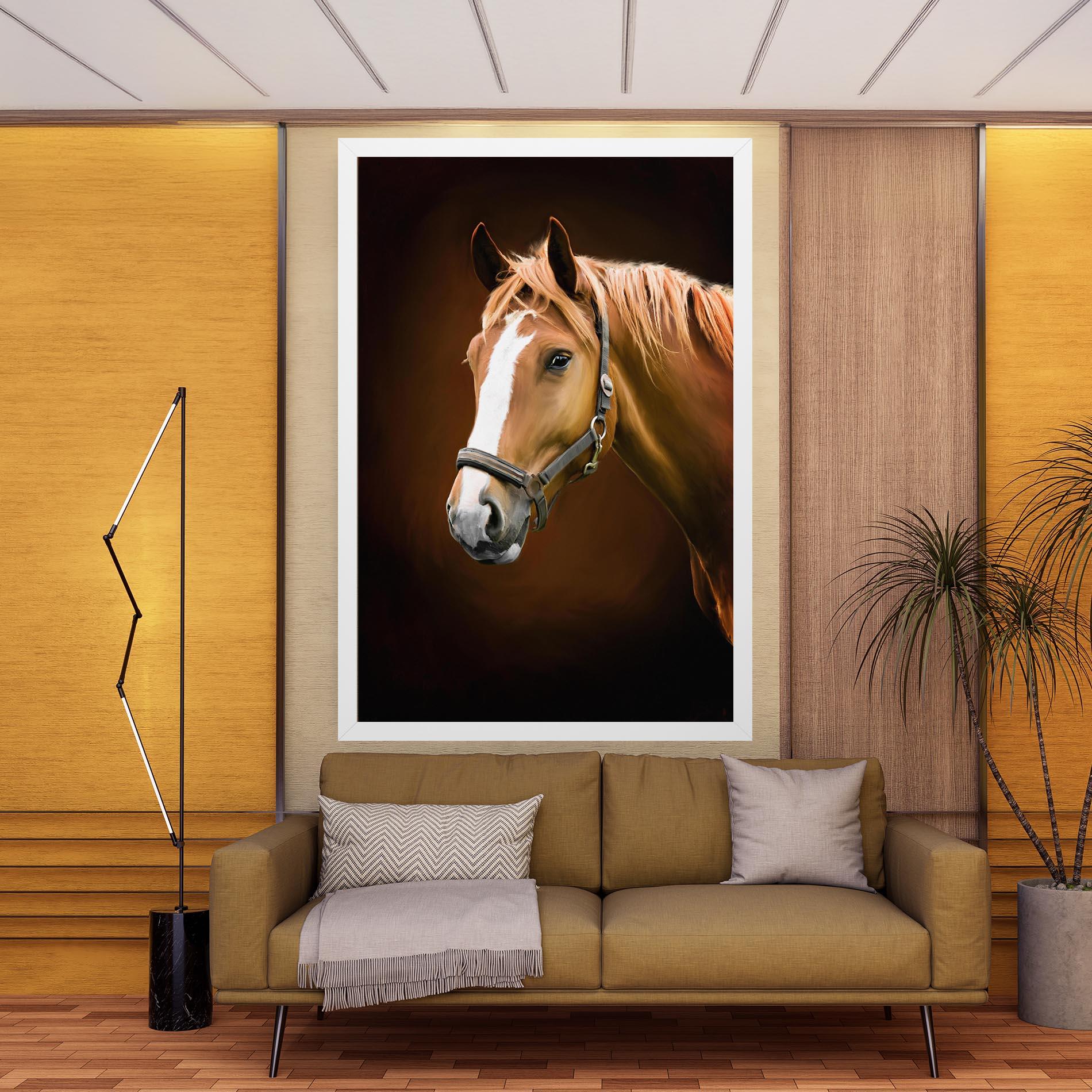 Vászonkép Digital Painted Horse mockup 9