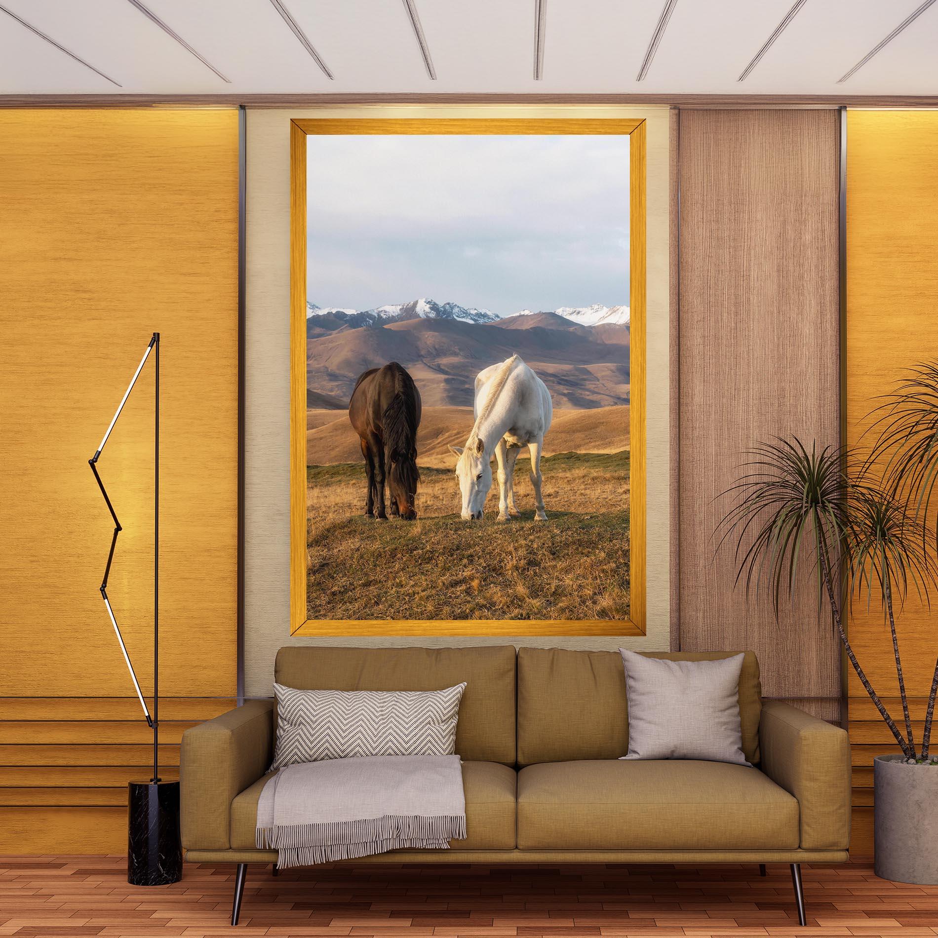 Vászonkép Mountain Horses mockup 9