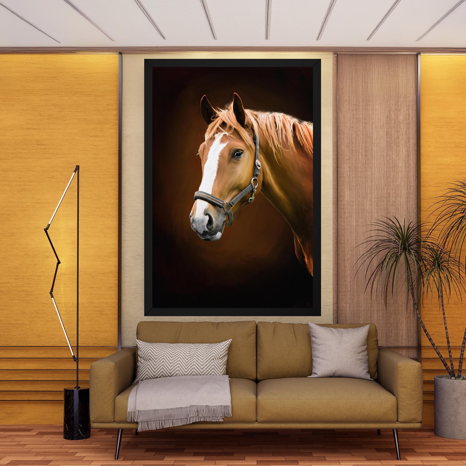 Vászonkép Digital Painted Horse mockup 9