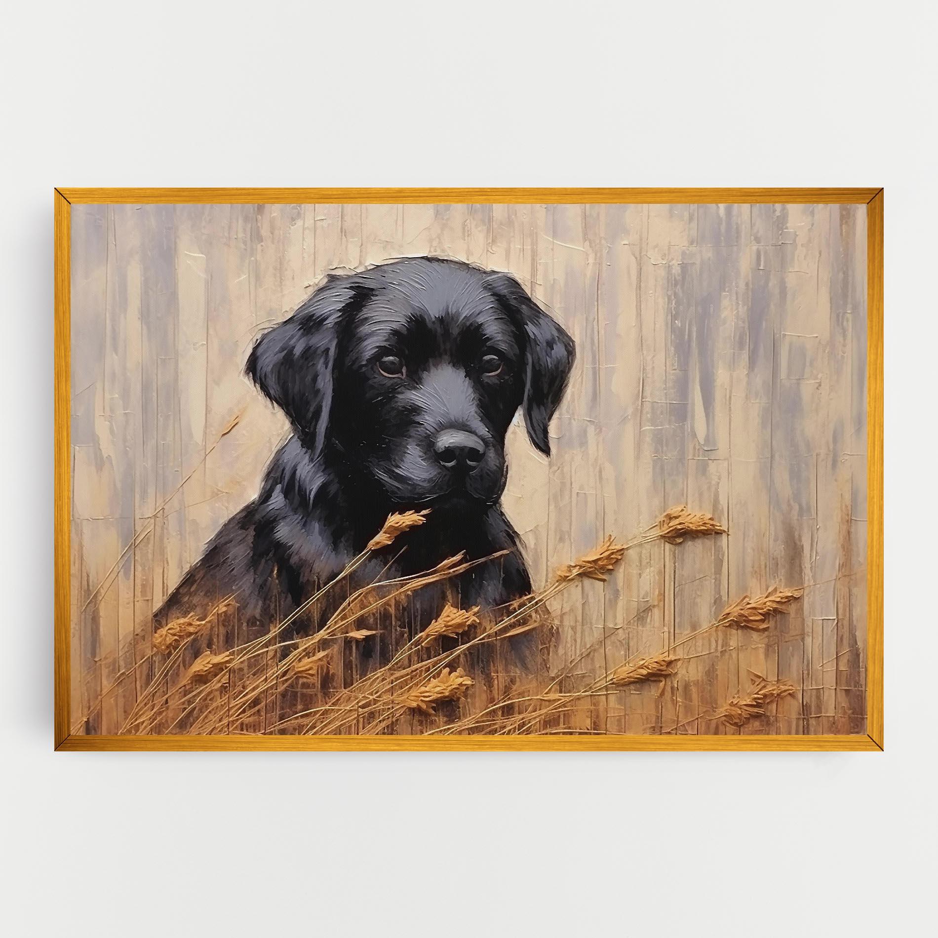 Vászonkép Black Dog Art mockup 0