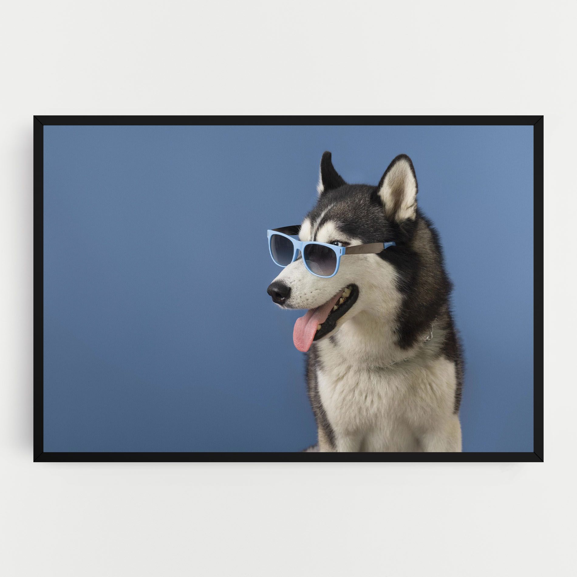 Blue Glasses Dog mockup 0