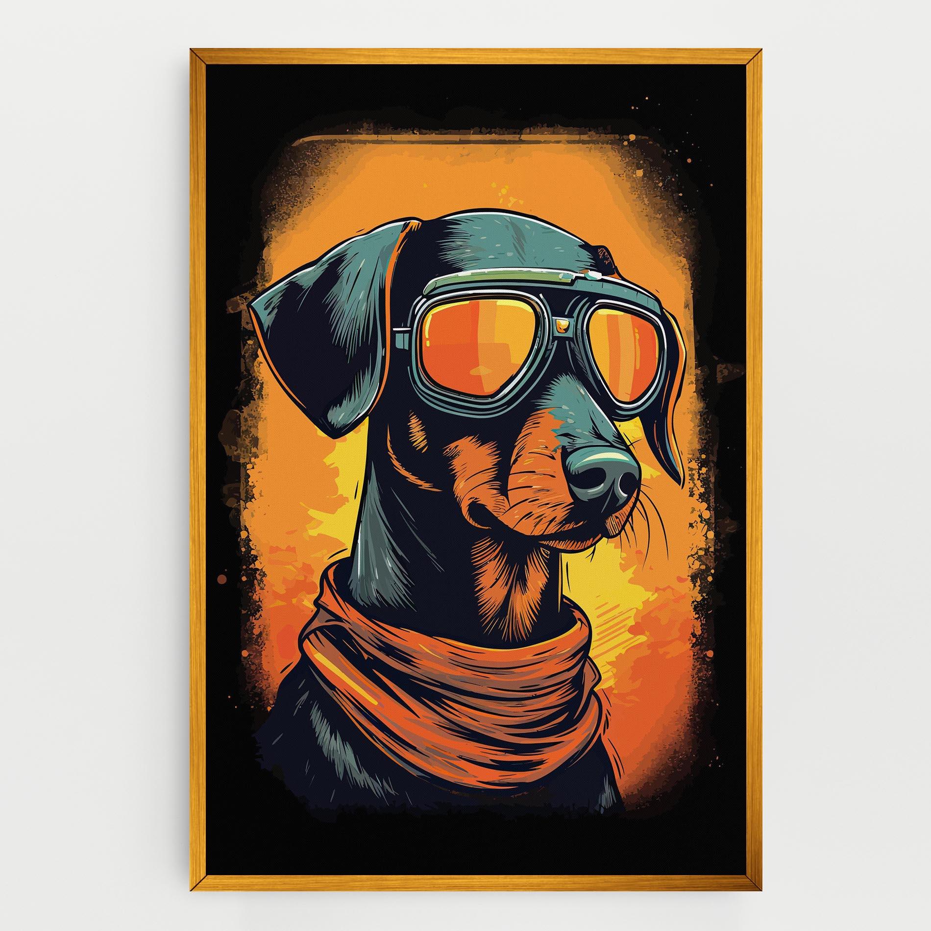 Vászonkép Cool Dog mockup 0