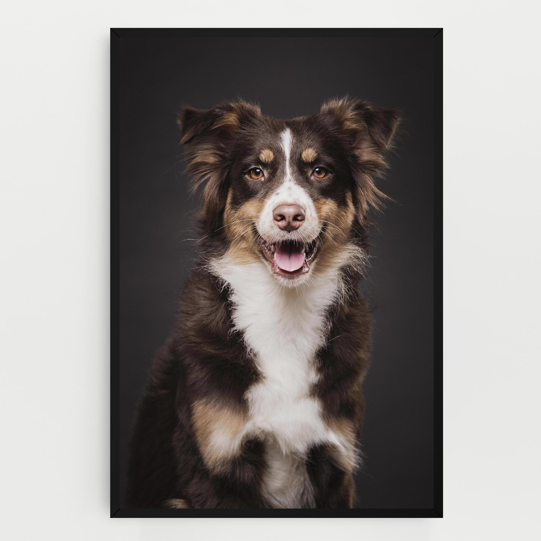 Vászonkép Cute Dog Sitting mockup 0