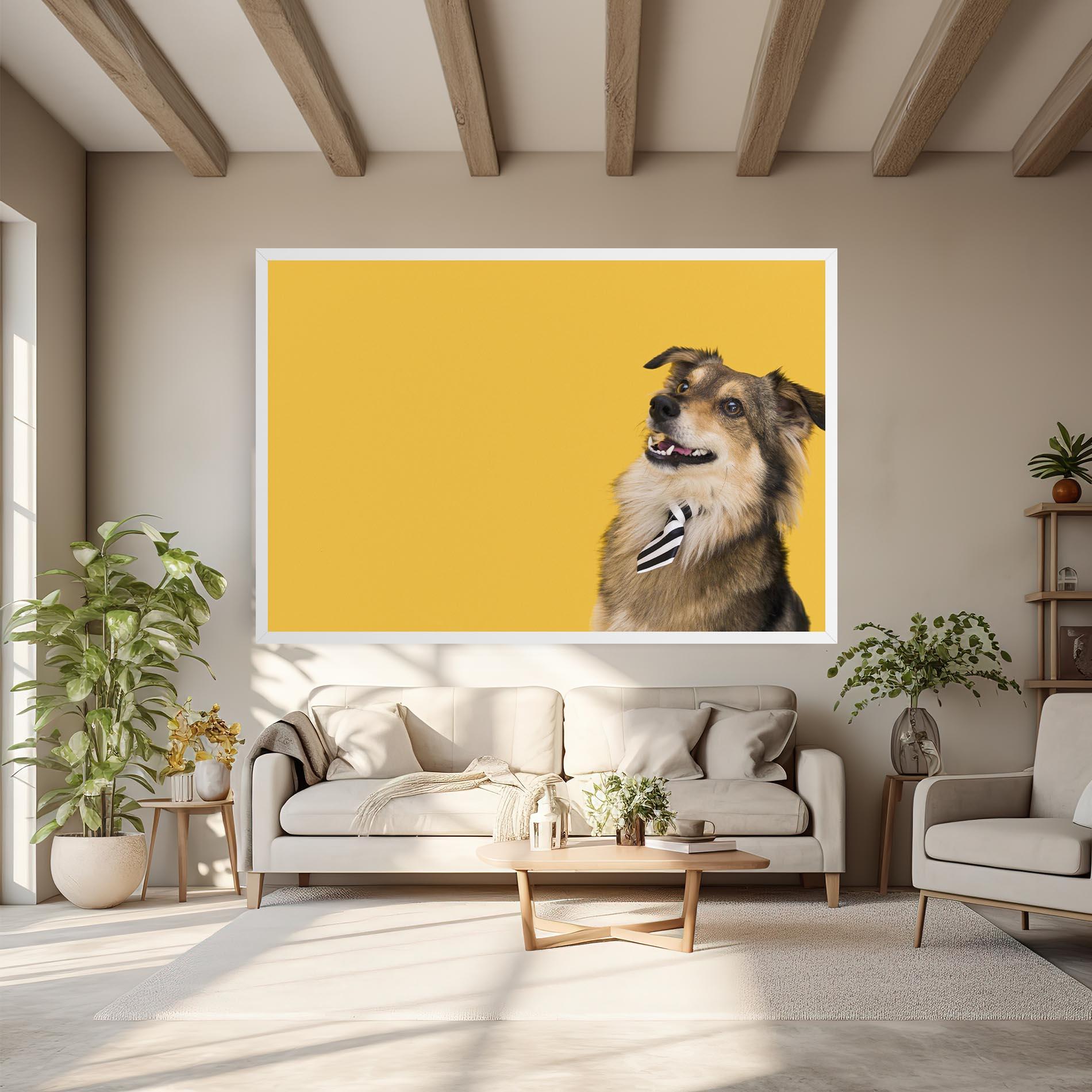 Vászonkép Cute Smiling Dog mockup 6