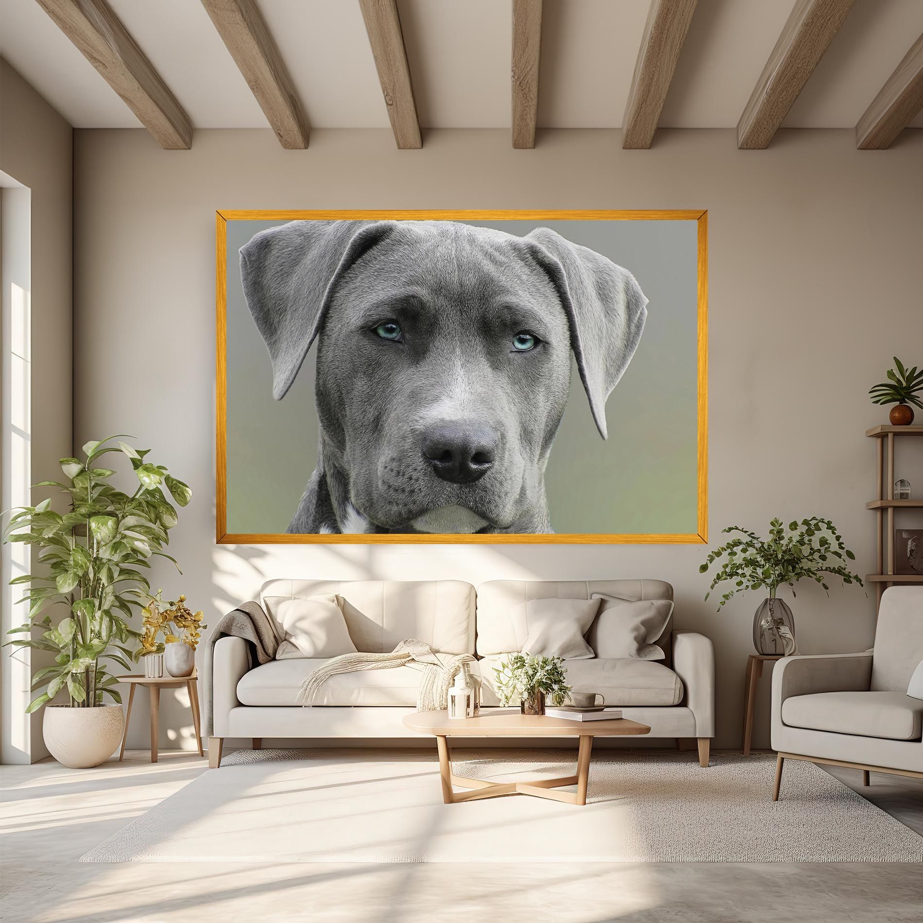 Blue Eyes Dog mockup 6