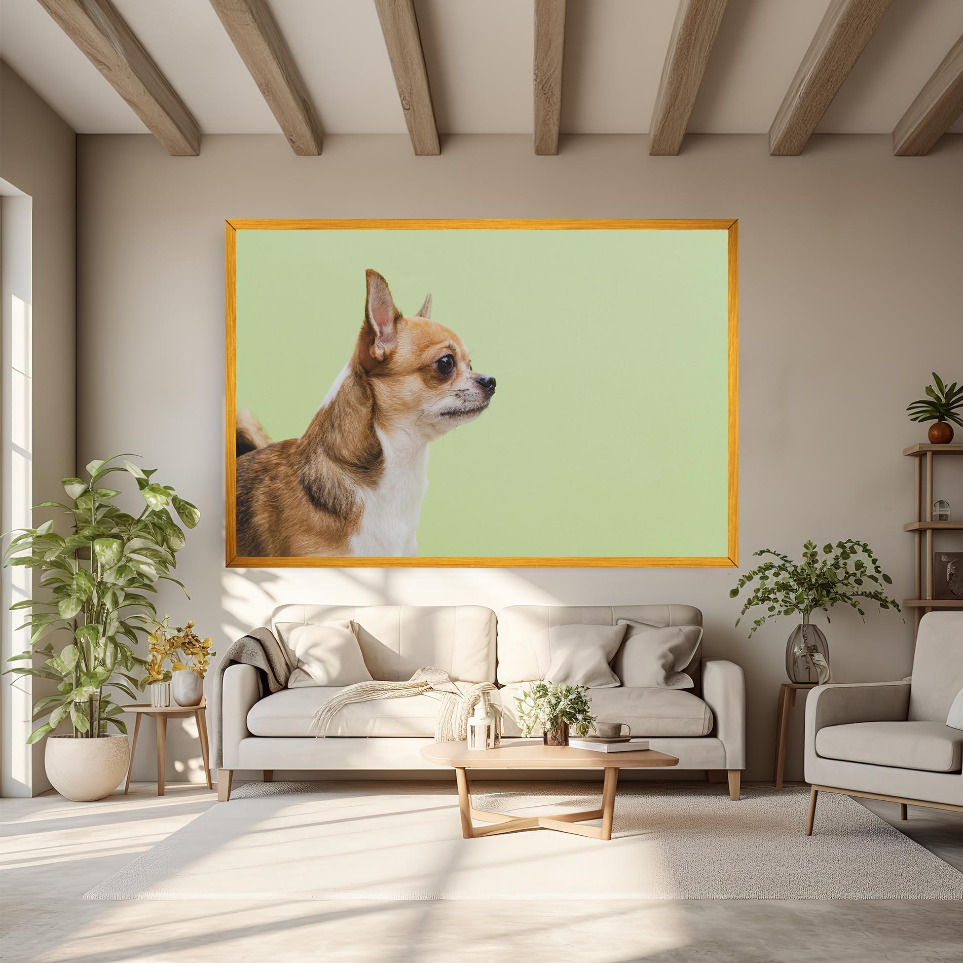 Vászonkép Chihuahua Dog mockup 6