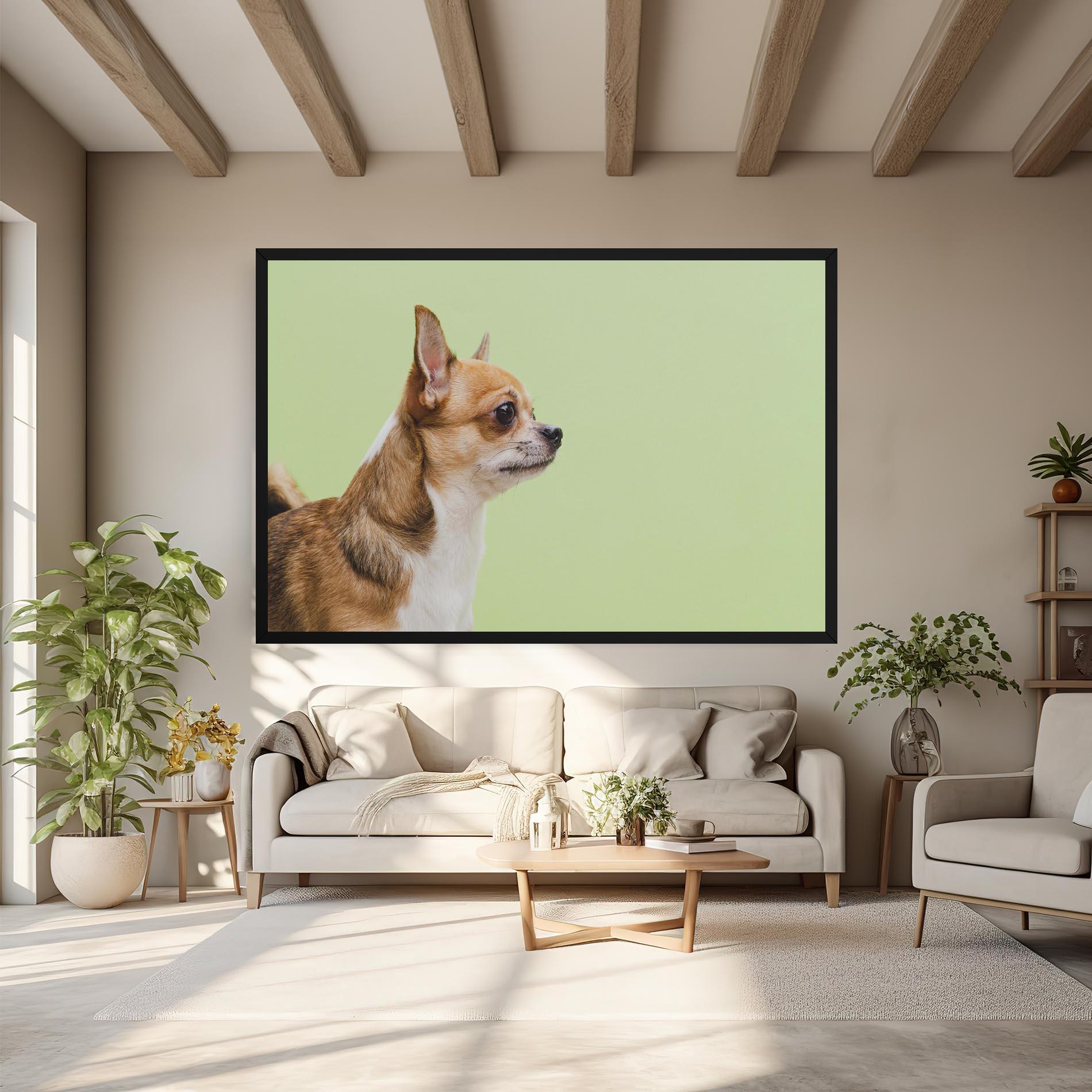 Vászonkép Chihuahua Dog mockup 6