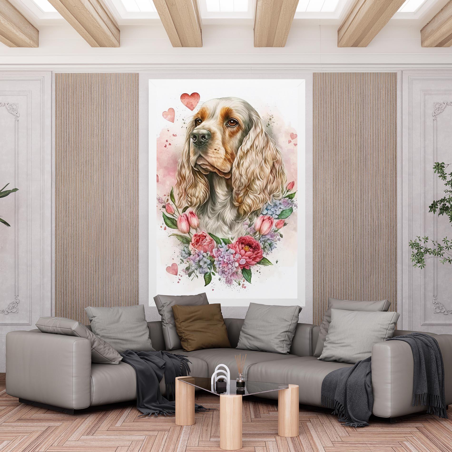 Vászonkép Cute Little Cocker mockup 6