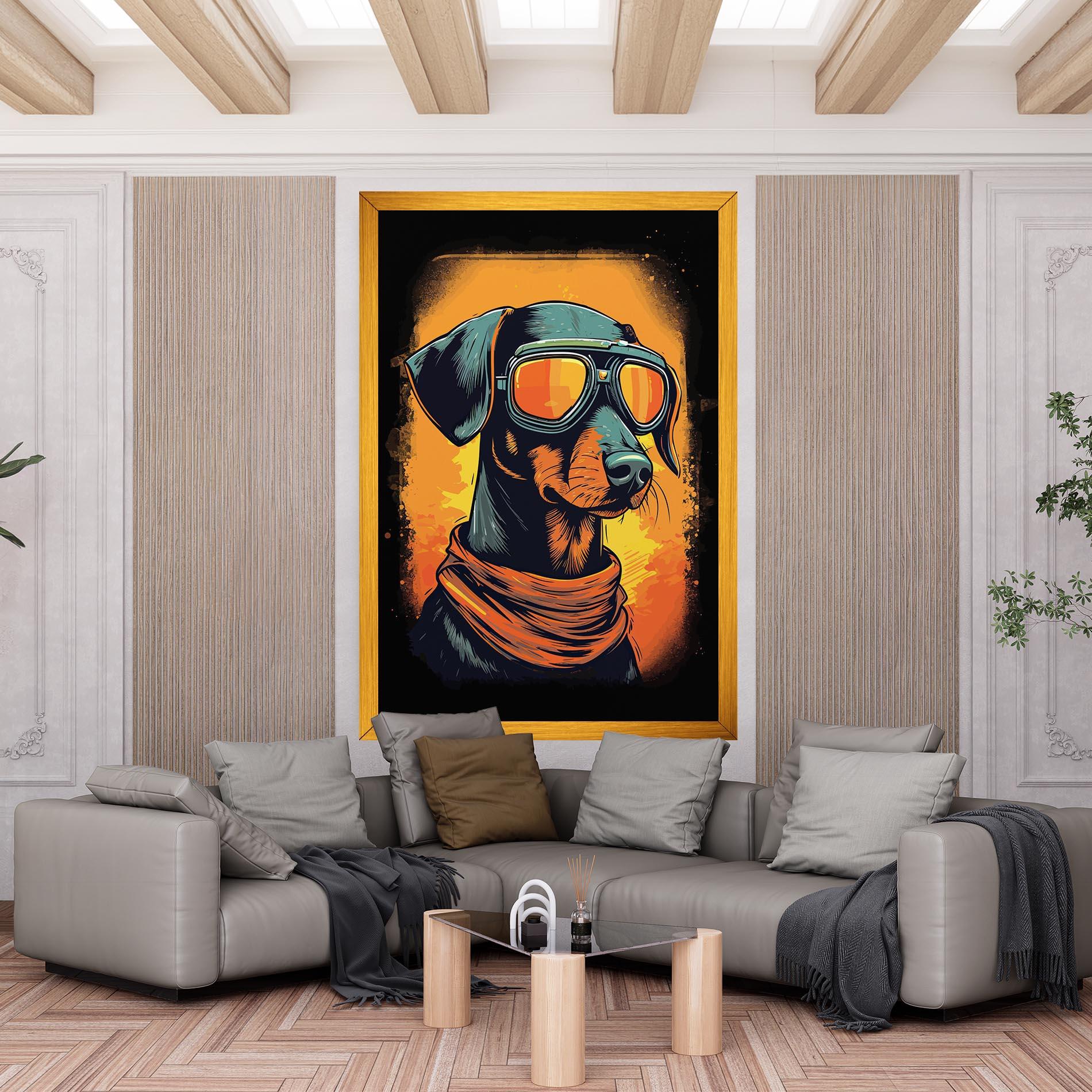 Vászonkép Cool Dog mockup 6