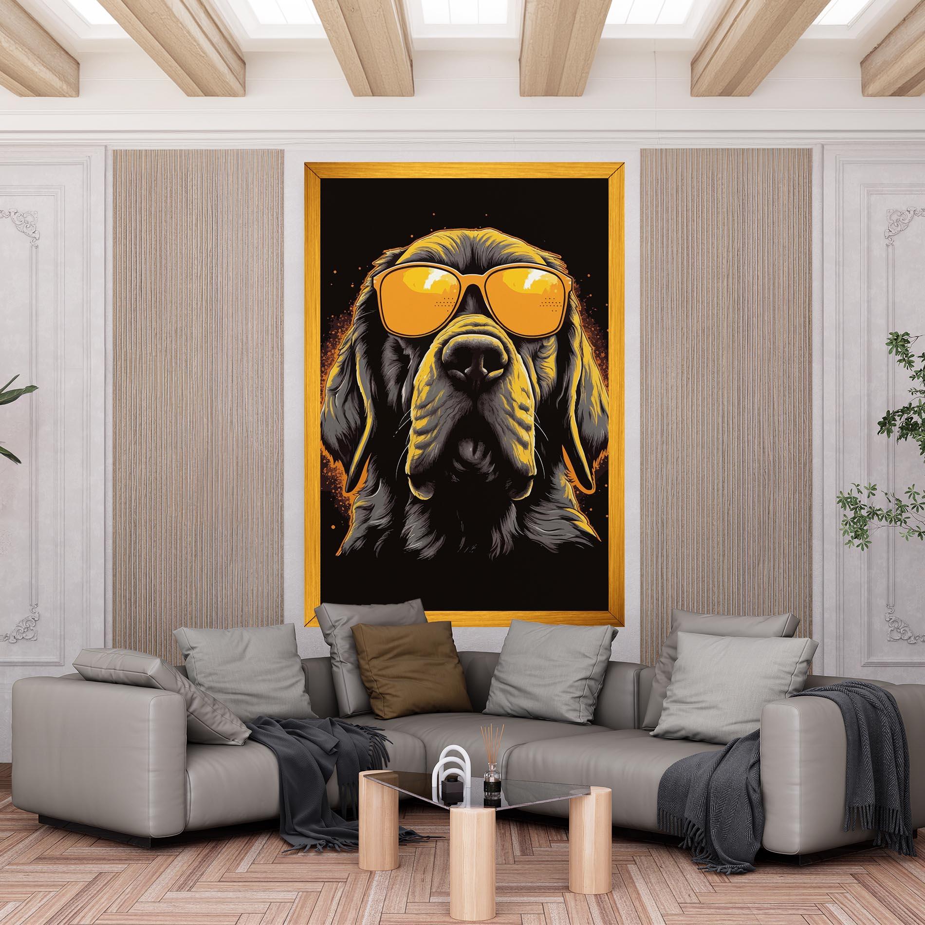Vászonkép Coolest Dog mockup 6