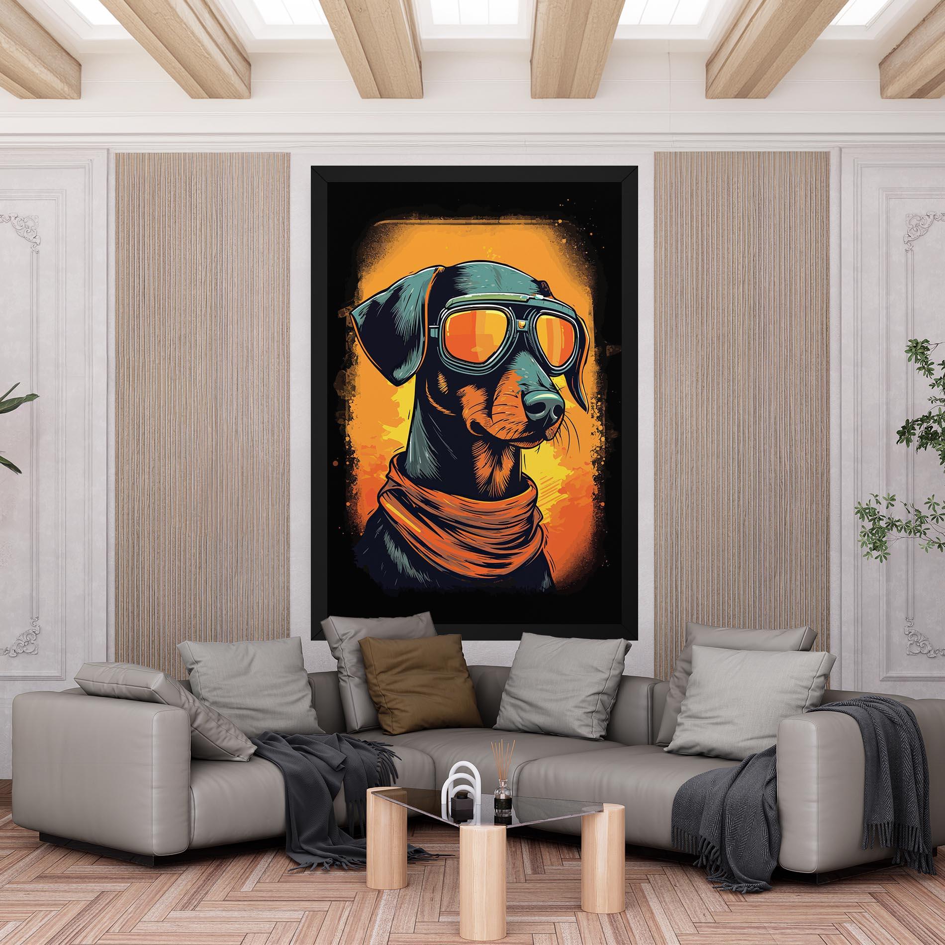 Vászonkép Cool Dog mockup 6