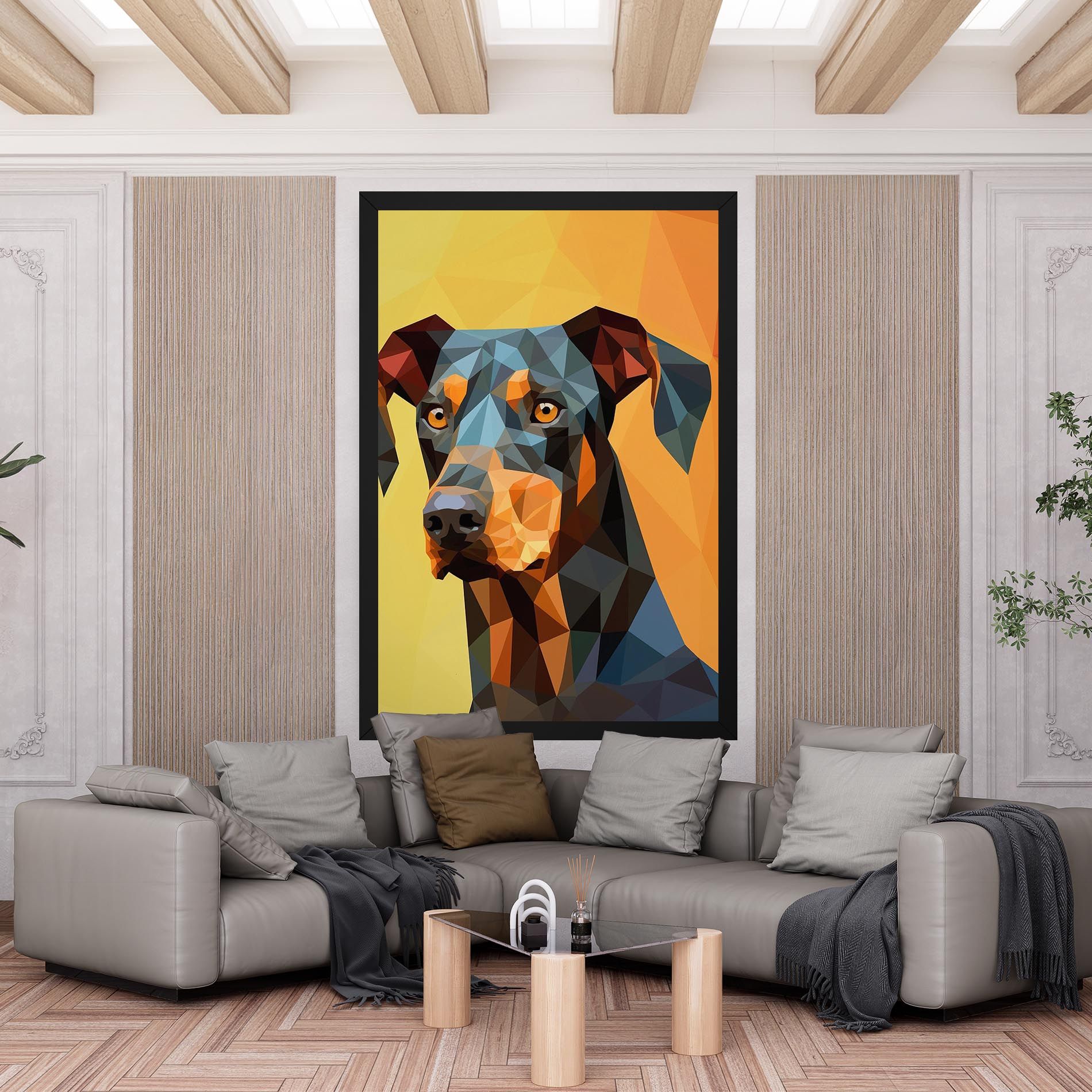 Digital Art Dog mockup 6
