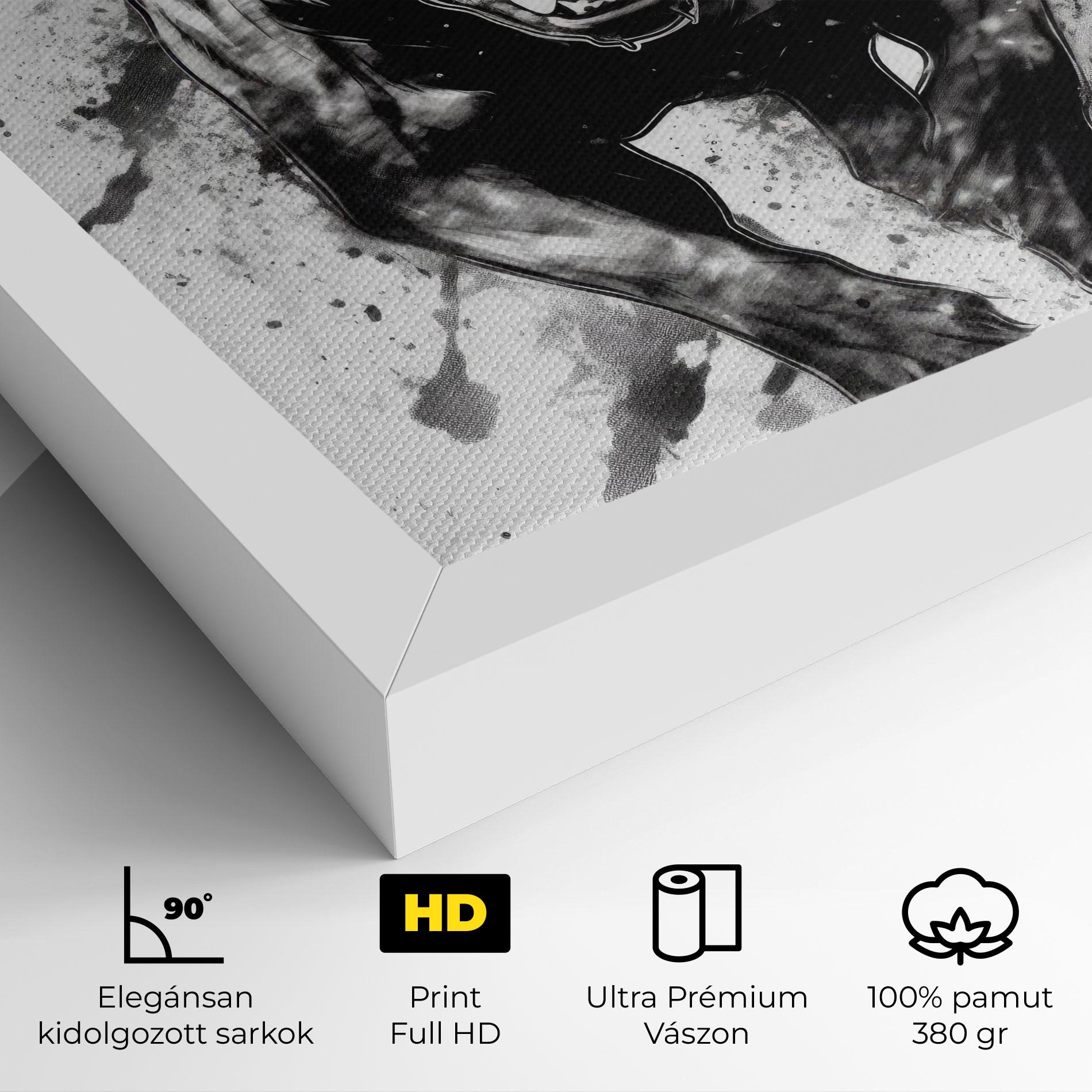 Vászonkép Angry Dog Jump mockup 4