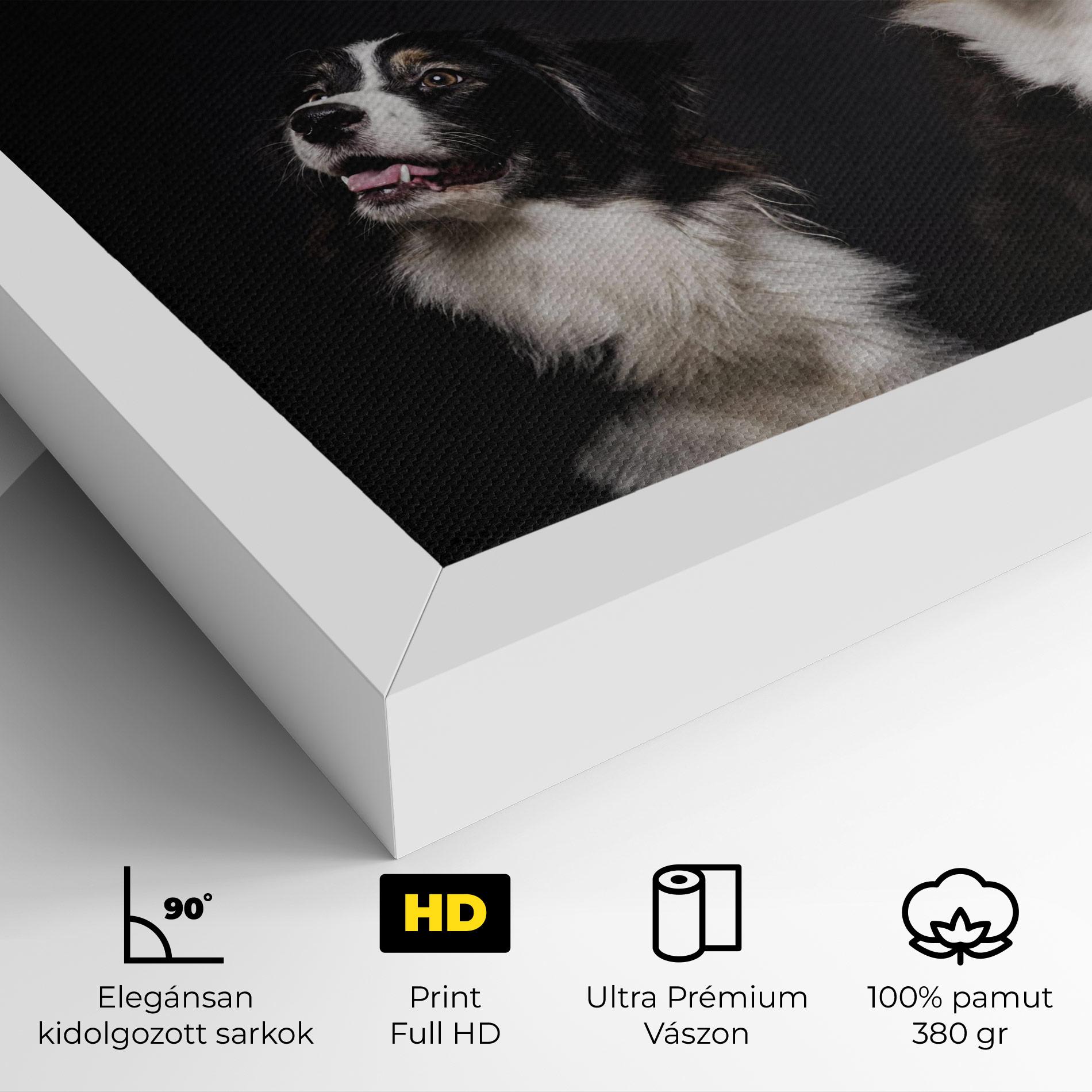 Vászonkép Cute Dogs Standing mockup 4