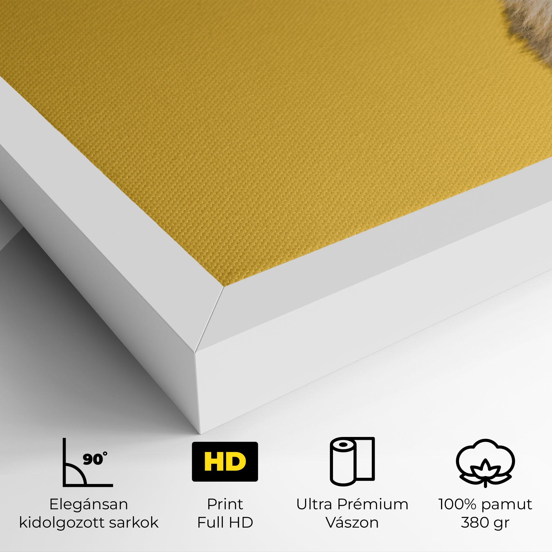 Vászonkép Cute Smiling Dog mockup 4