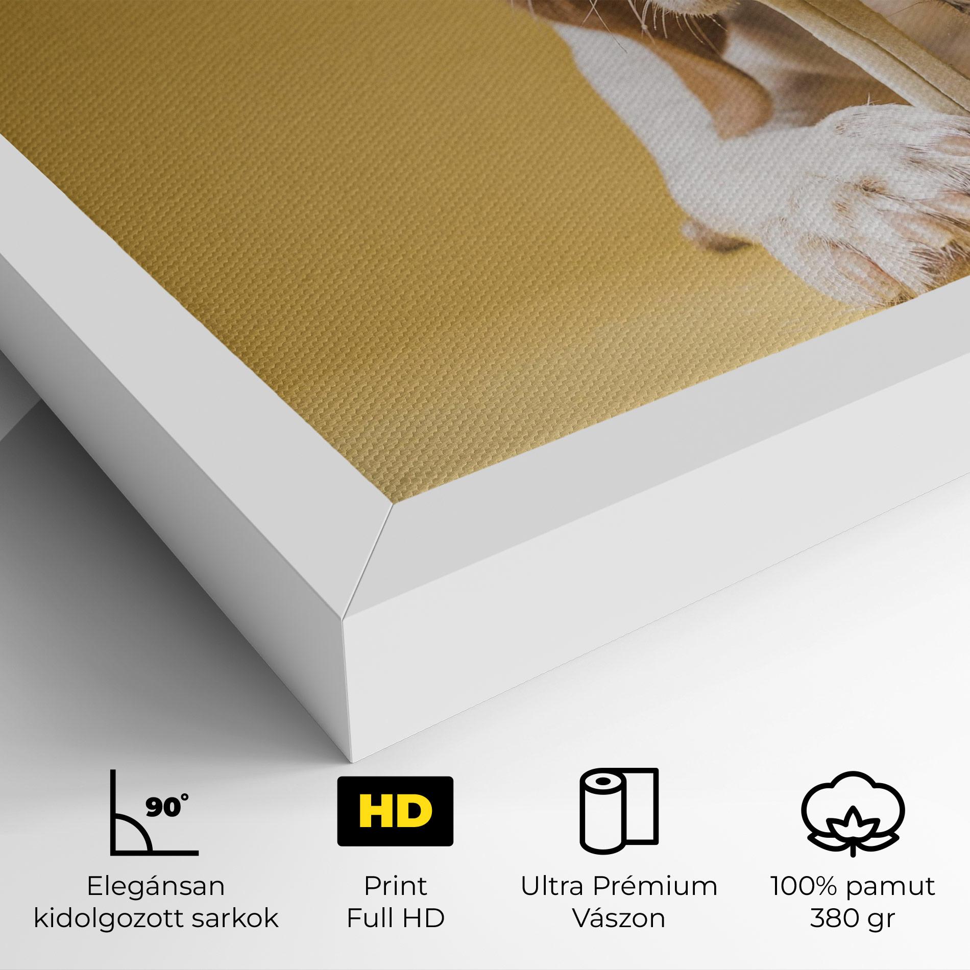 Vászonkép Dog Eating Bone mockup 4