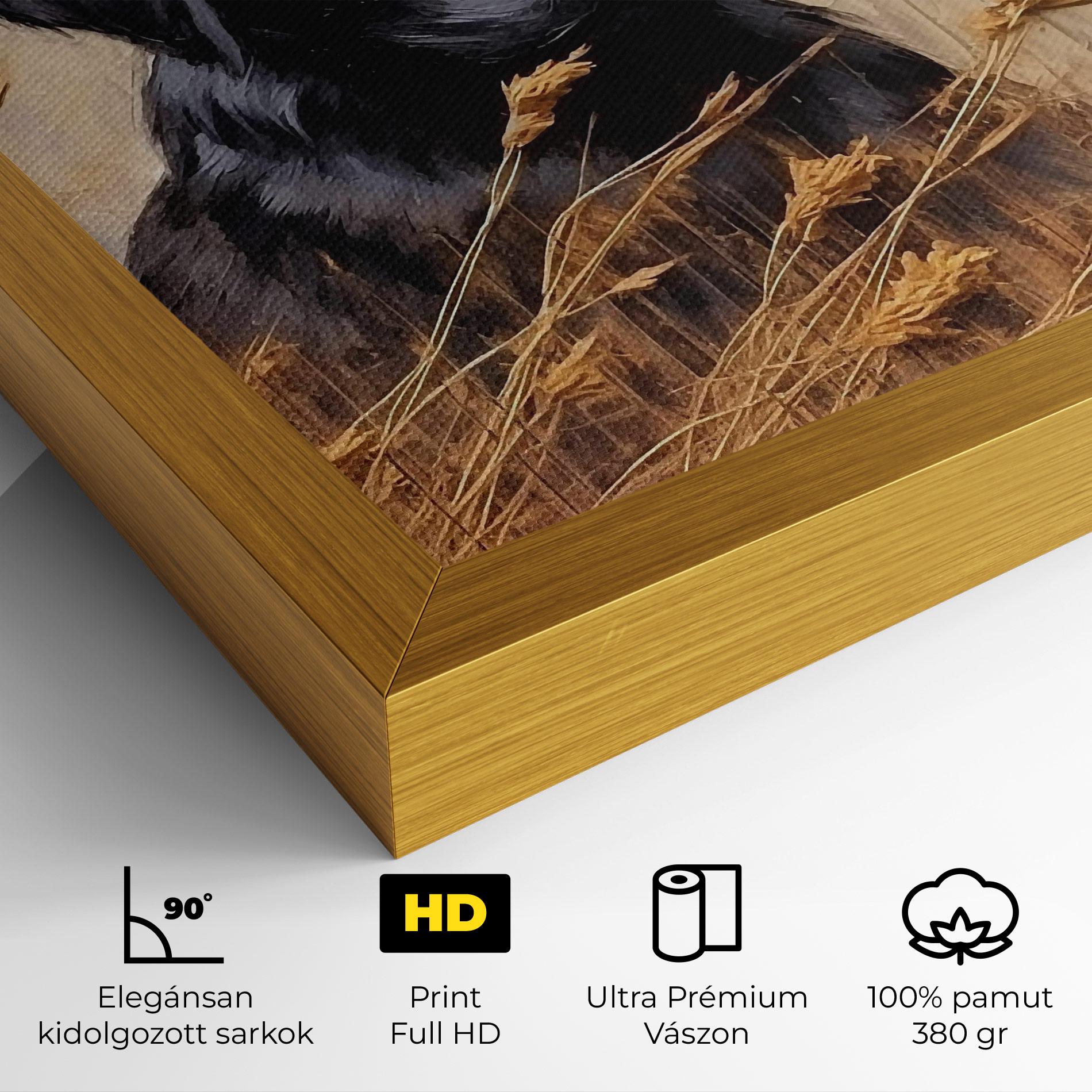 Vászonkép Black Dog Art mockup 4