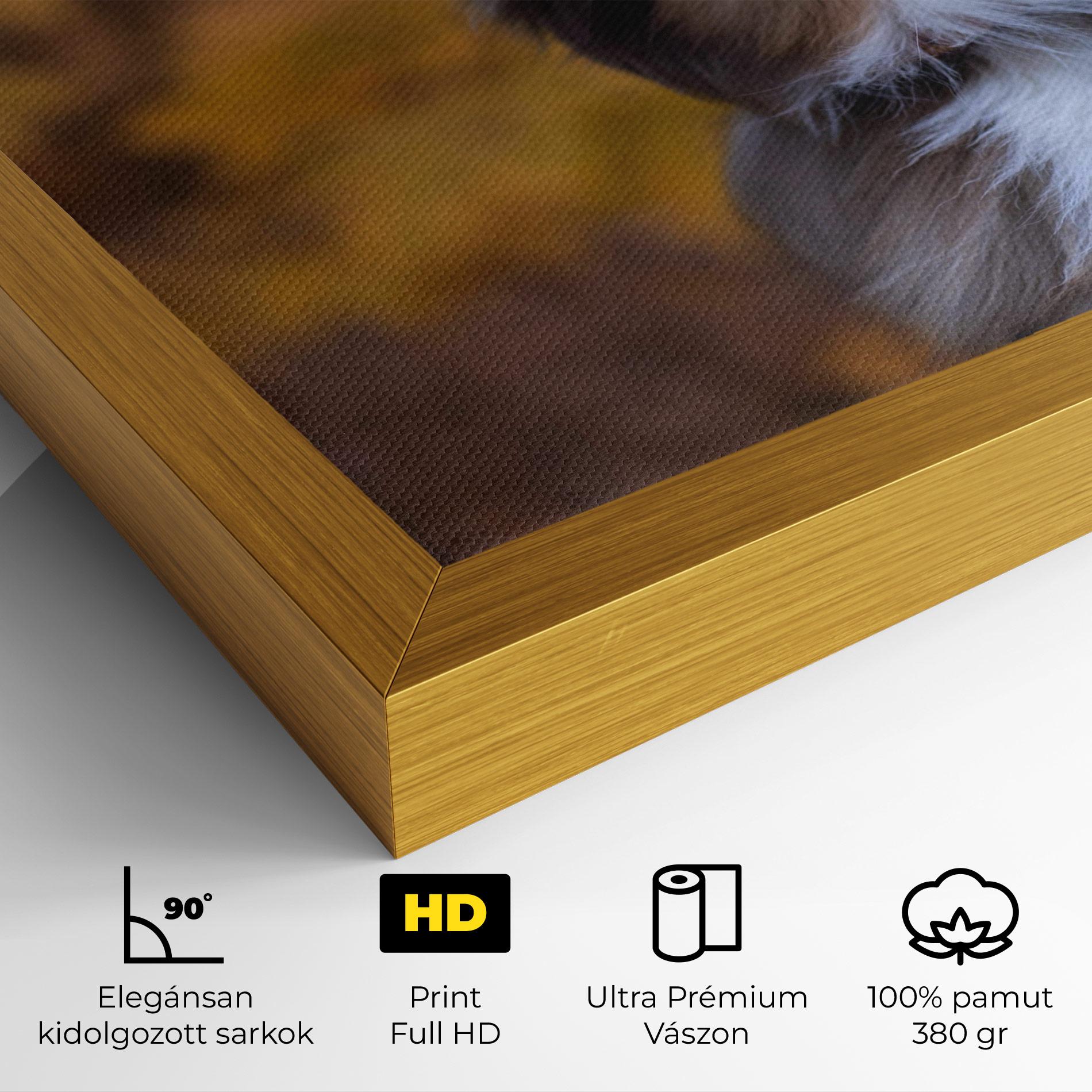 Vászonkép Coffee Brown Dog mockup 4