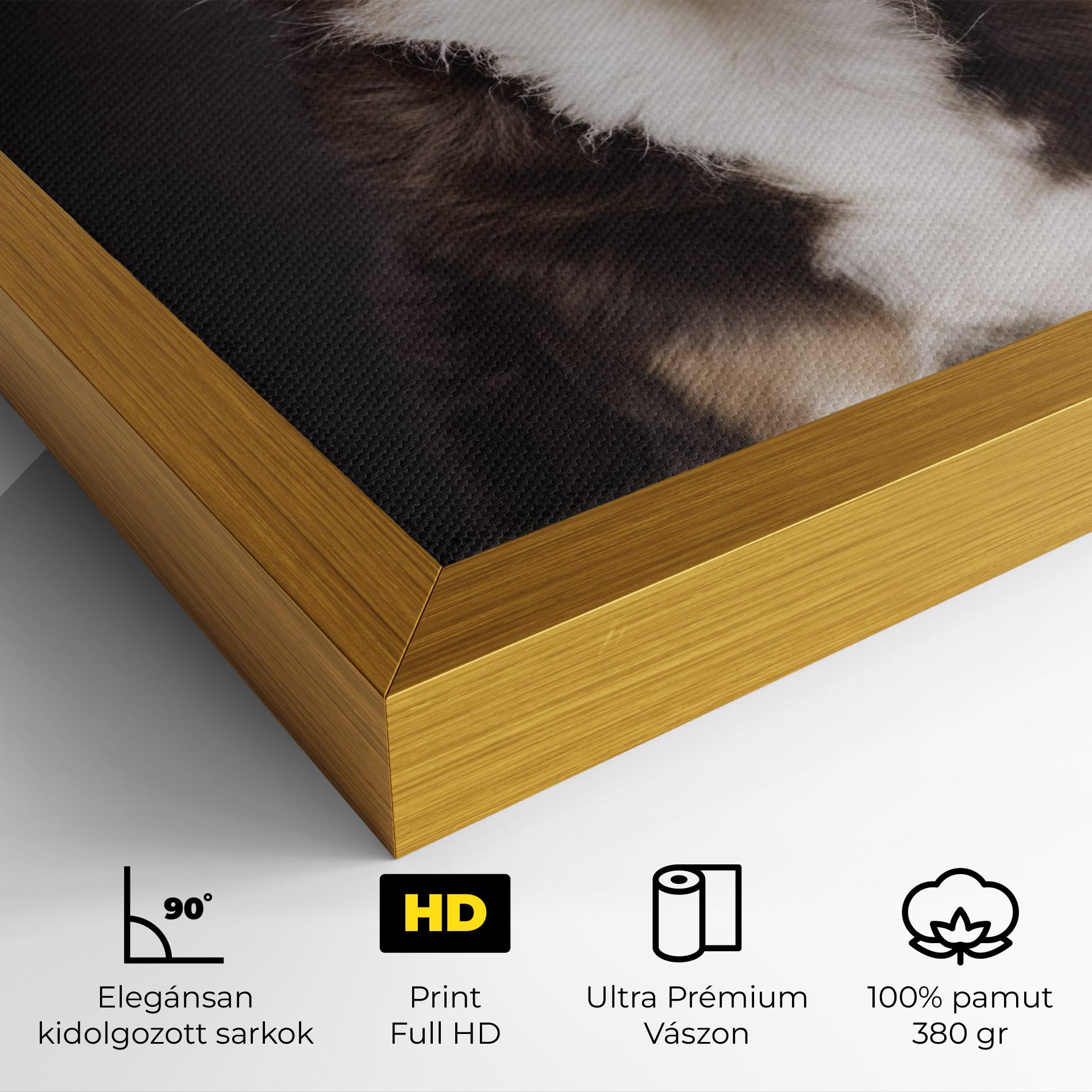 Vászonkép Cute Dog Sitting mockup 4