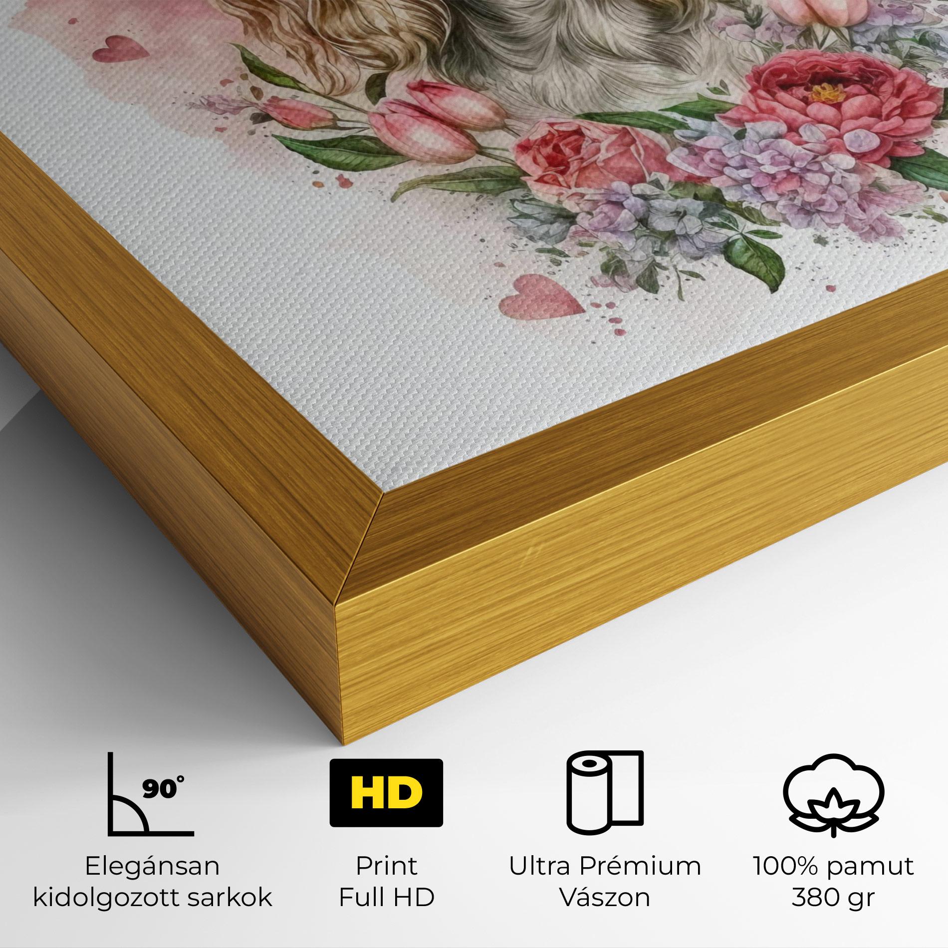 Vászonkép Cute Little Cocker mockup 4