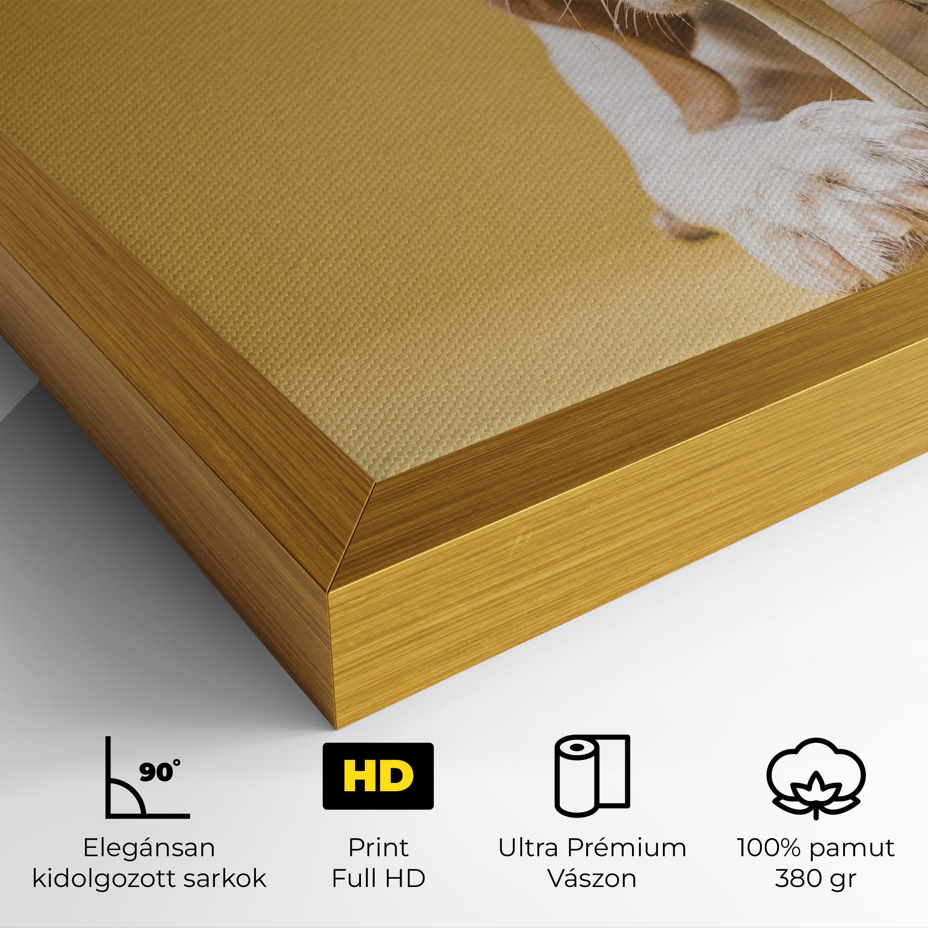 Vászonkép Dog Eating Bone mockup 4