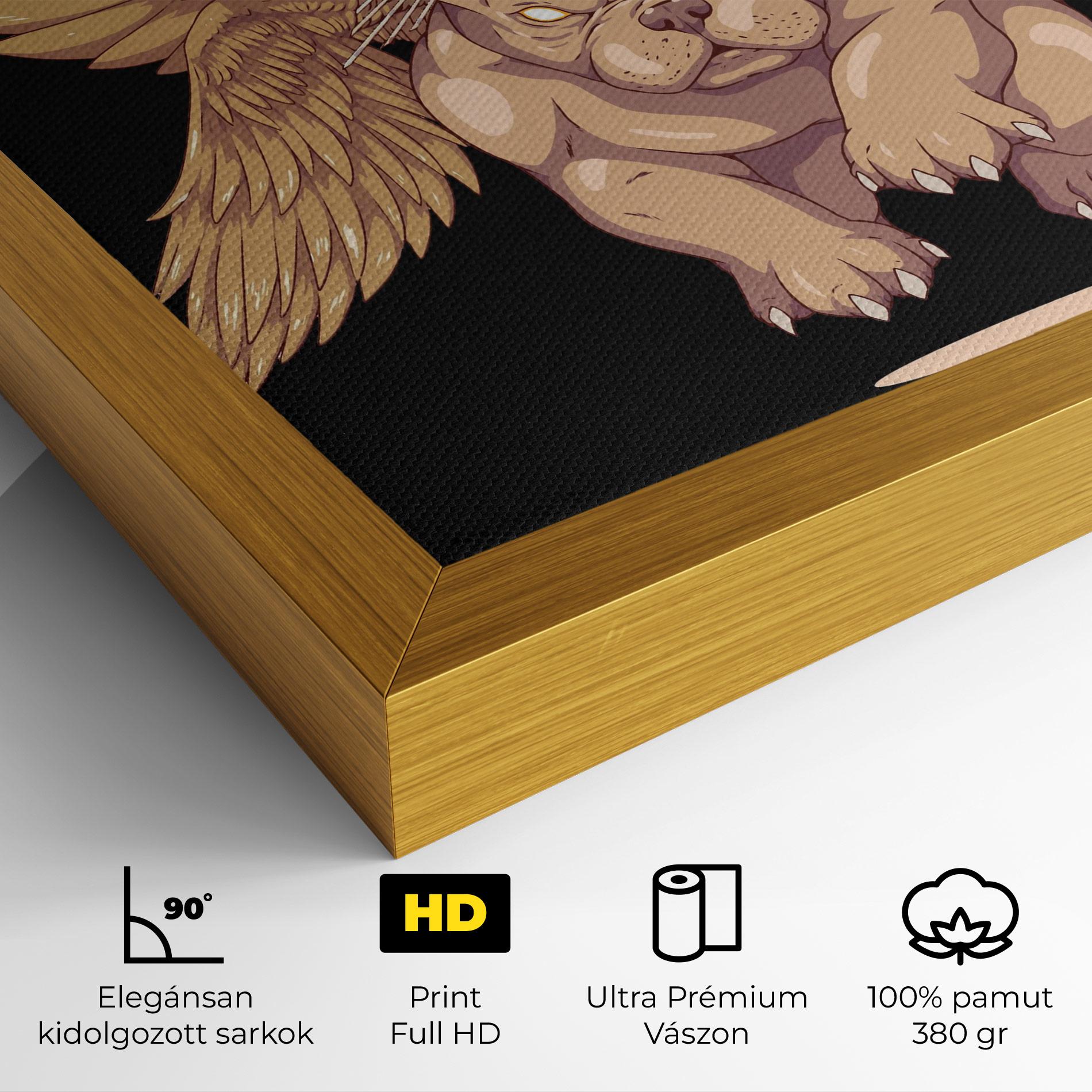 Vászonkép Doggo mockup 4