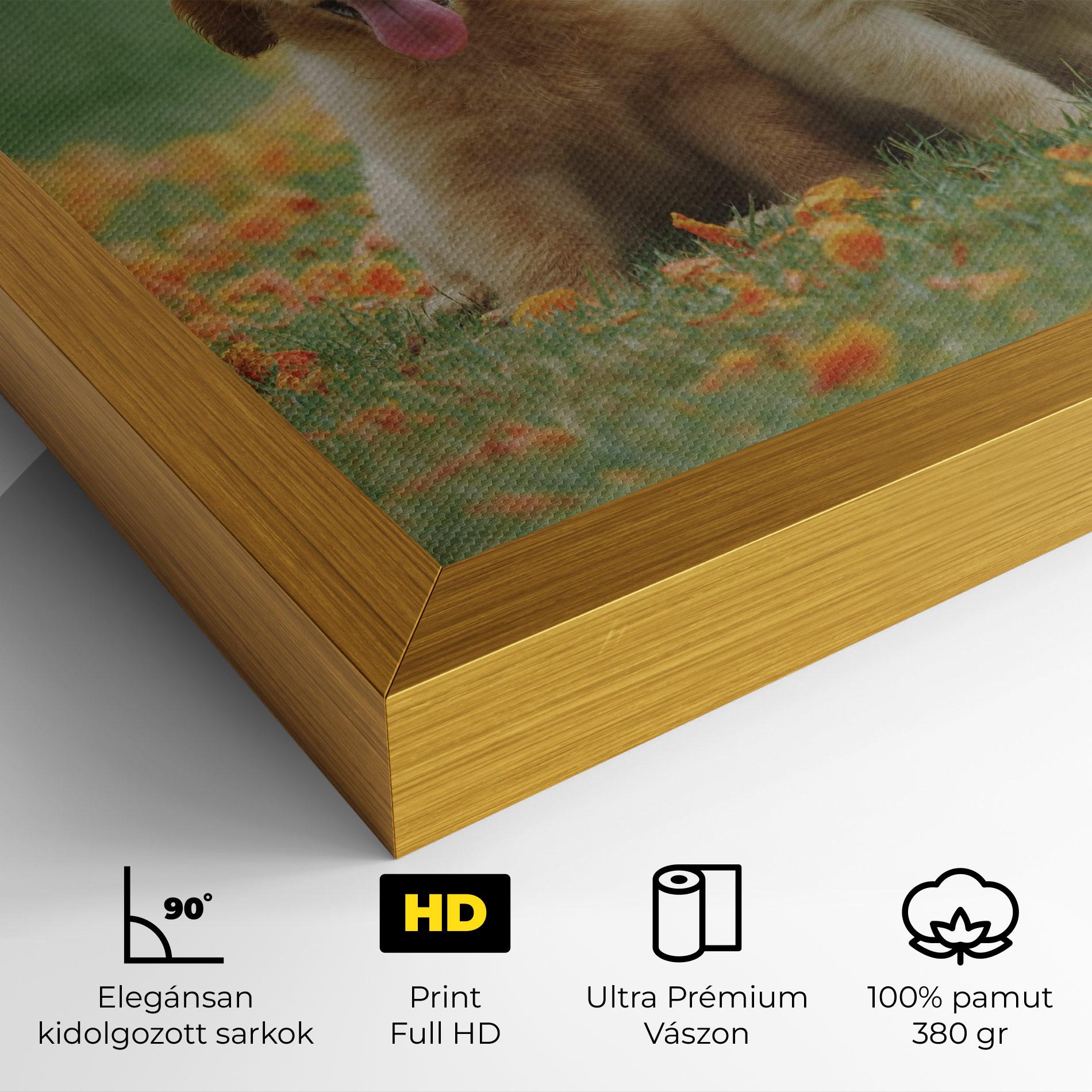 Vászonkép Happy Dogs mockup 4