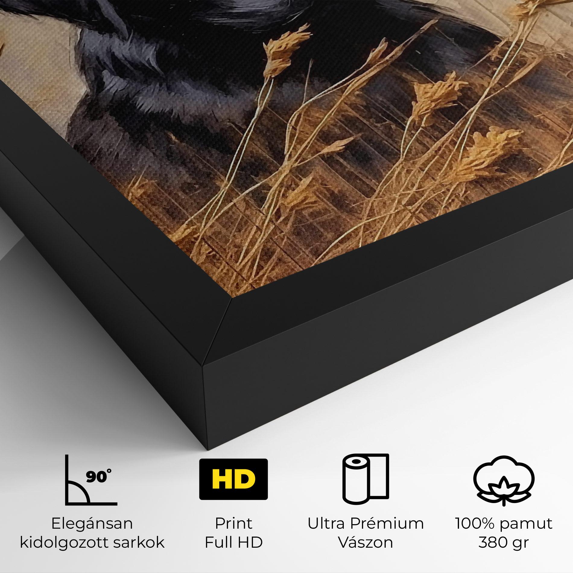 Vászonkép Black Dog Art mockup 4