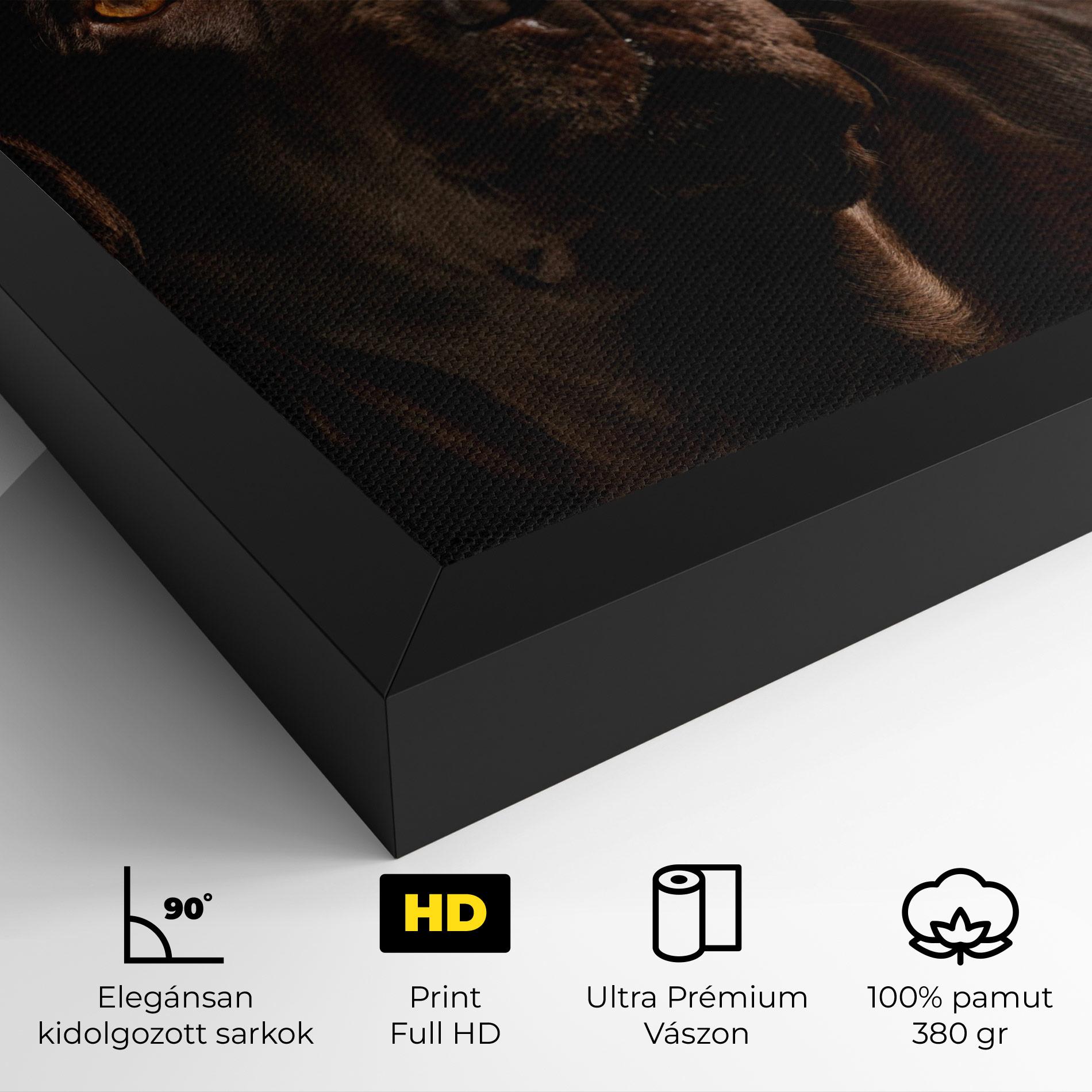 Vászonkép Brown Labrador mockup 4
