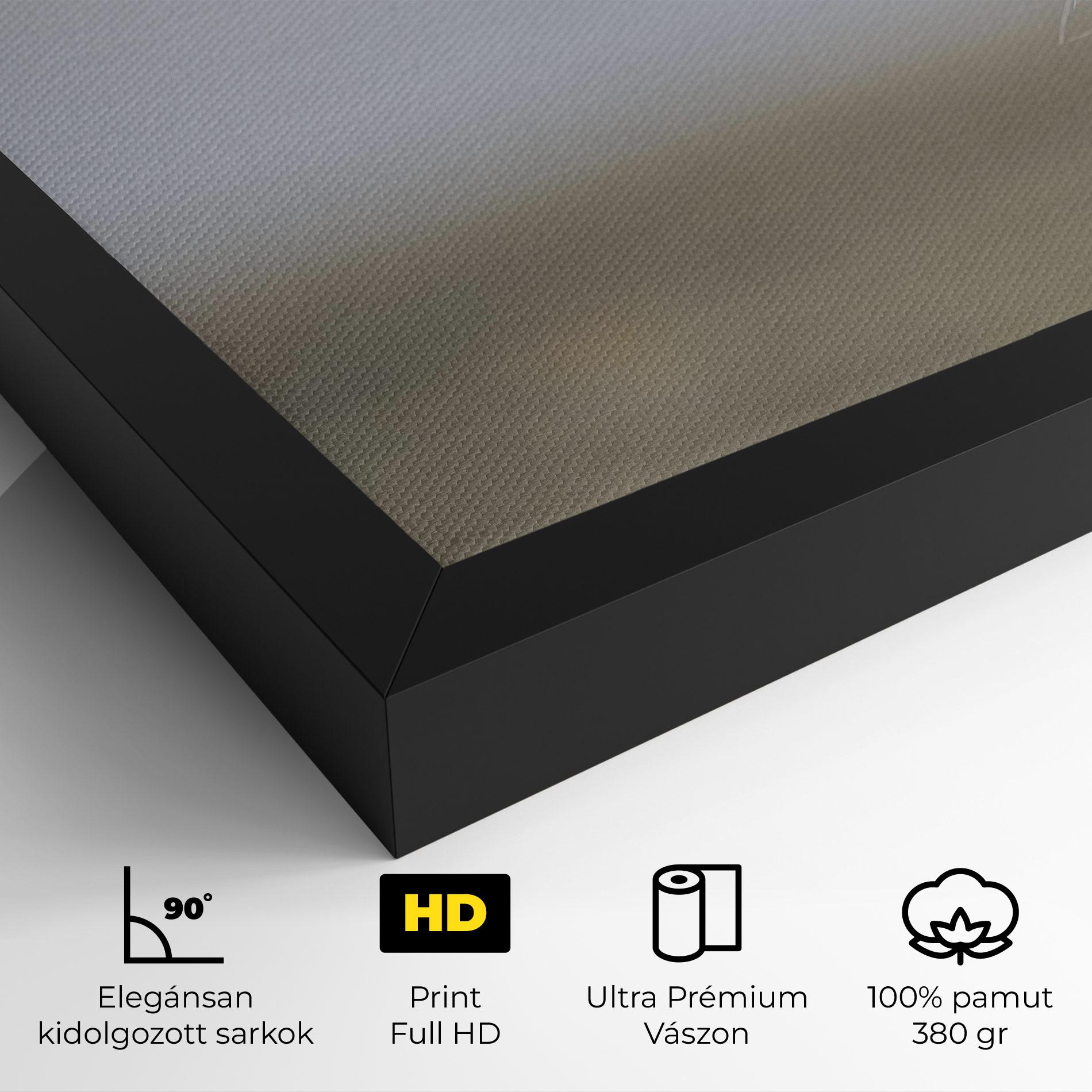 Vászonkép Brown White Dog mockup 4