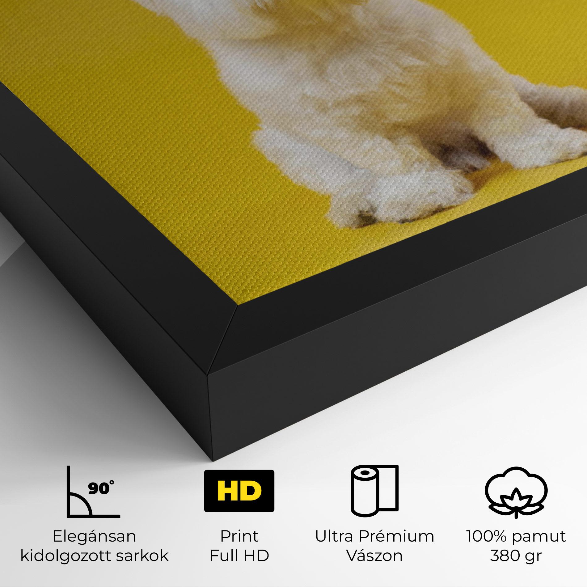 Vászonkép Cute Little Dog mockup 4