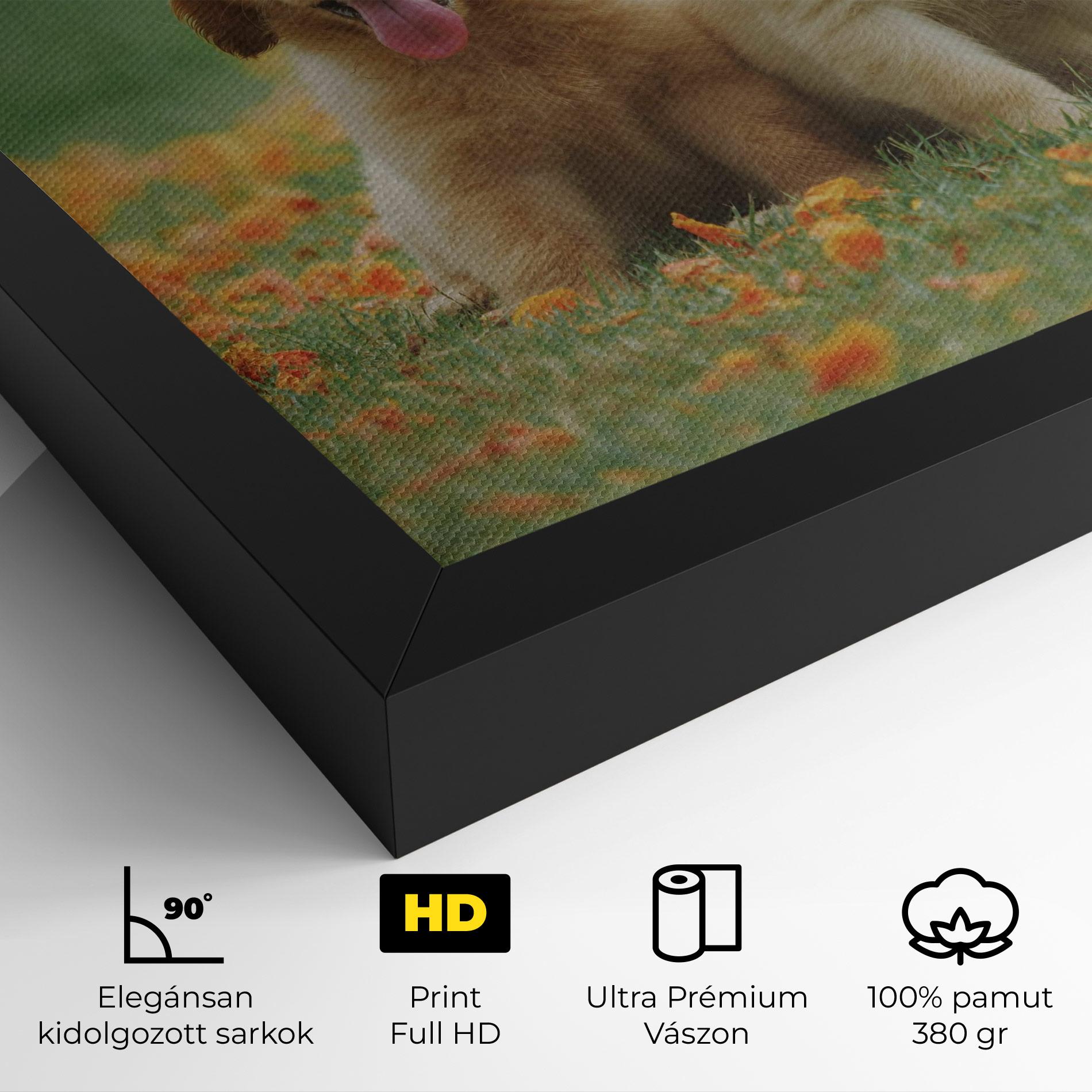 Vászonkép Happy Dogs mockup 4