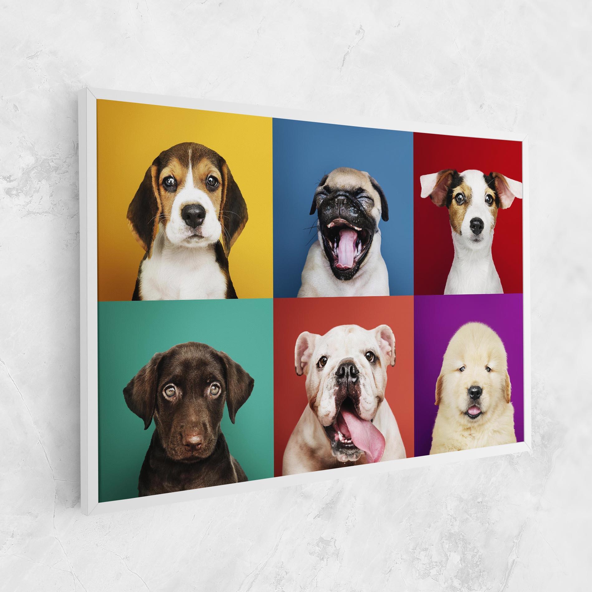Vászonkép Adorable Puppies Mix mockup 1