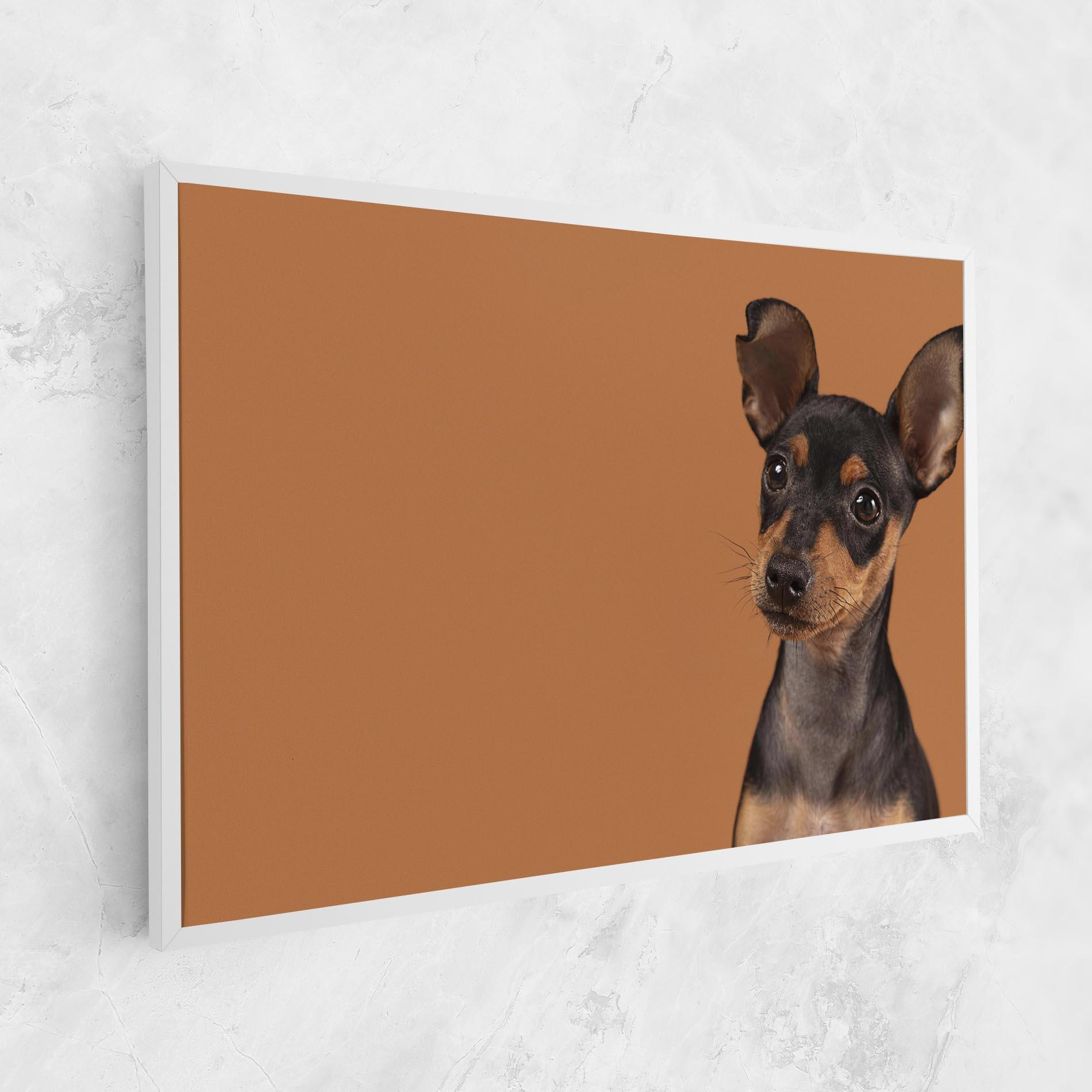 Vászonkép Cute Dog Portrait mockup 1