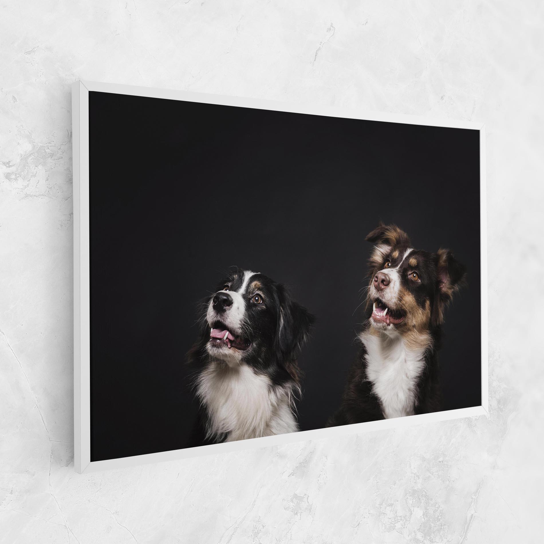 Vászonkép Cute Dogs Standing mockup 1