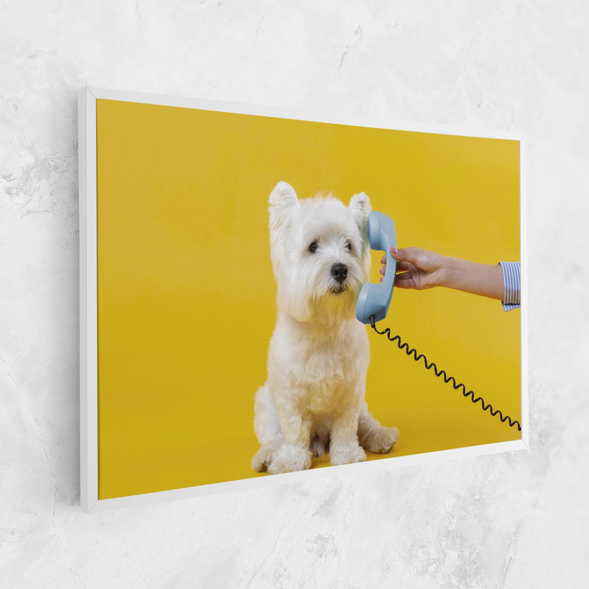 Vászonkép Cute Little Dog mockup 1