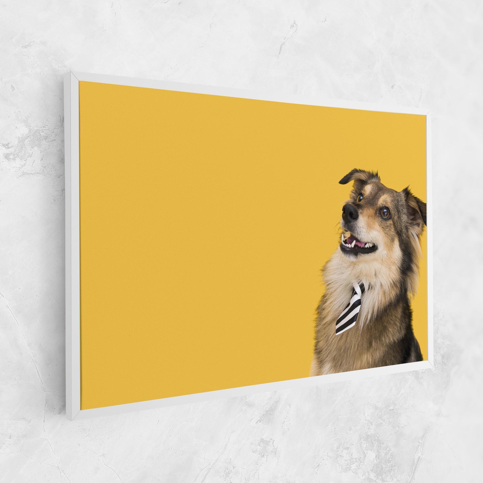 Vászonkép Cute Smiling Dog mockup 1