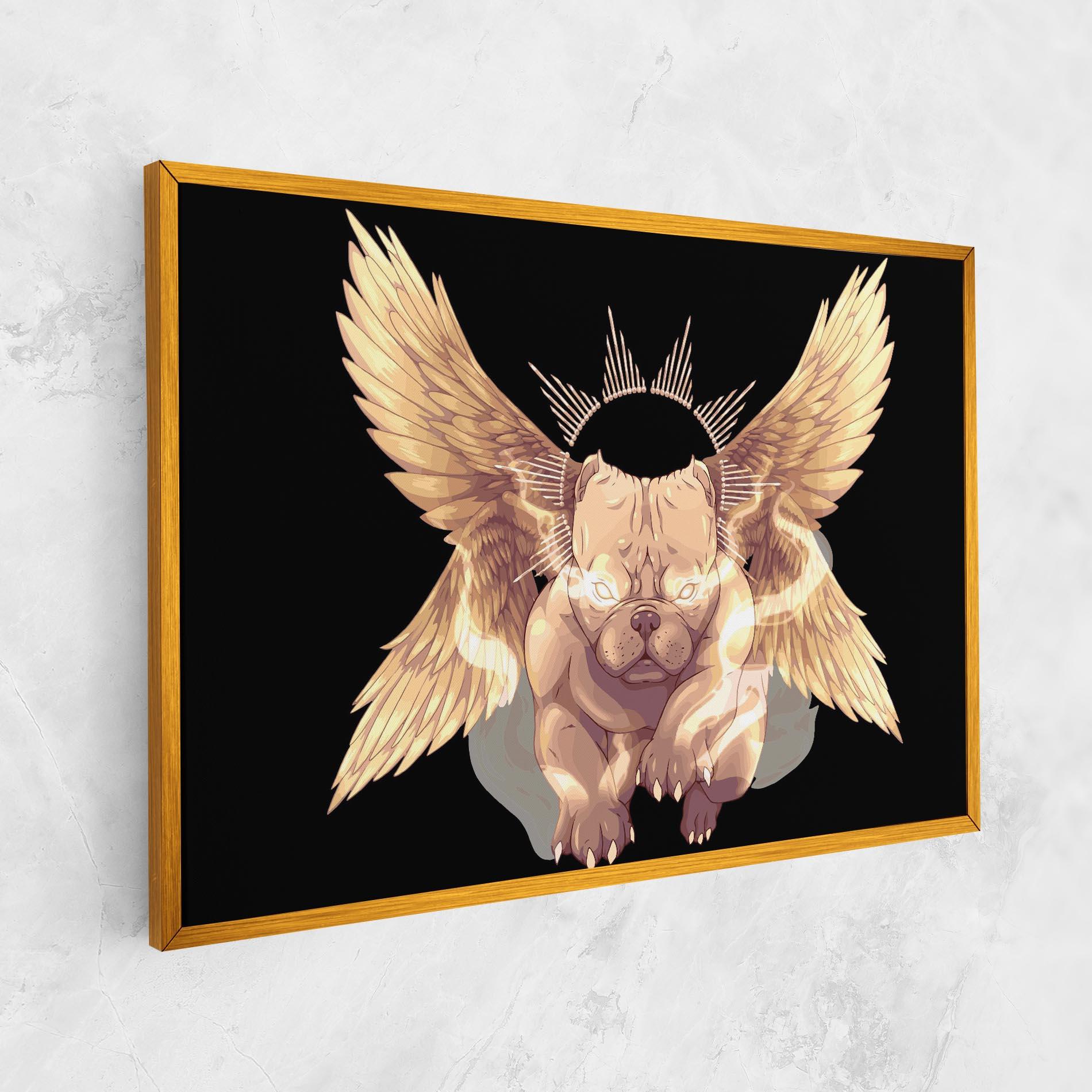 Vászonkép Angel Dog mockup 1