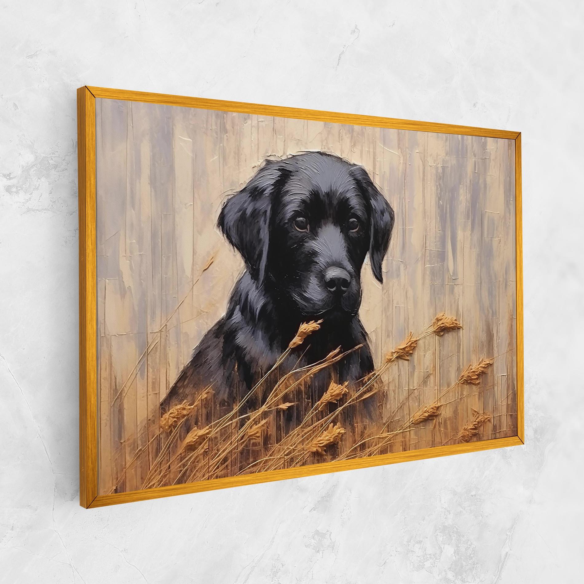 Vászonkép Black Dog Art mockup 1
