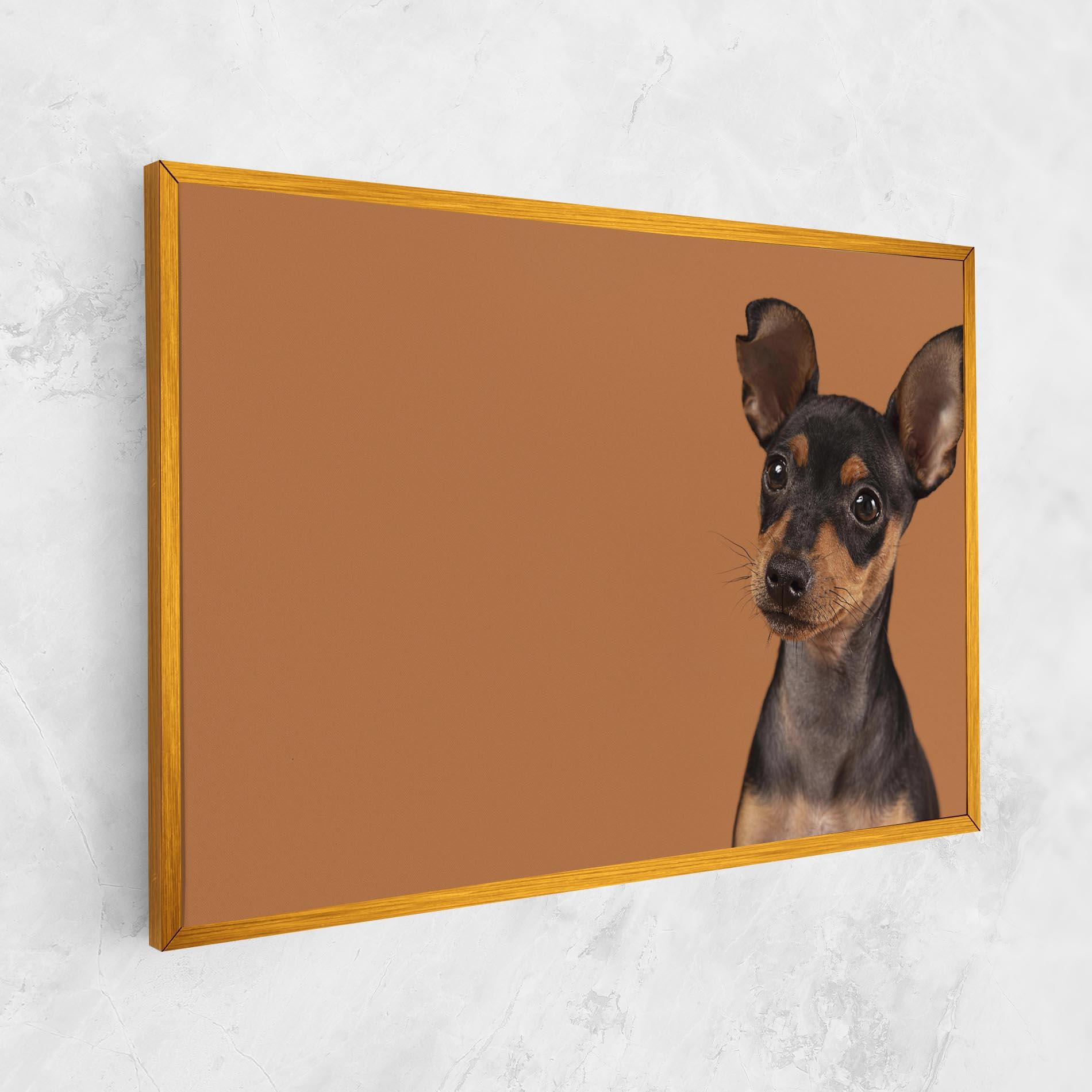 Vászonkép Cute Dog Portrait mockup 1
