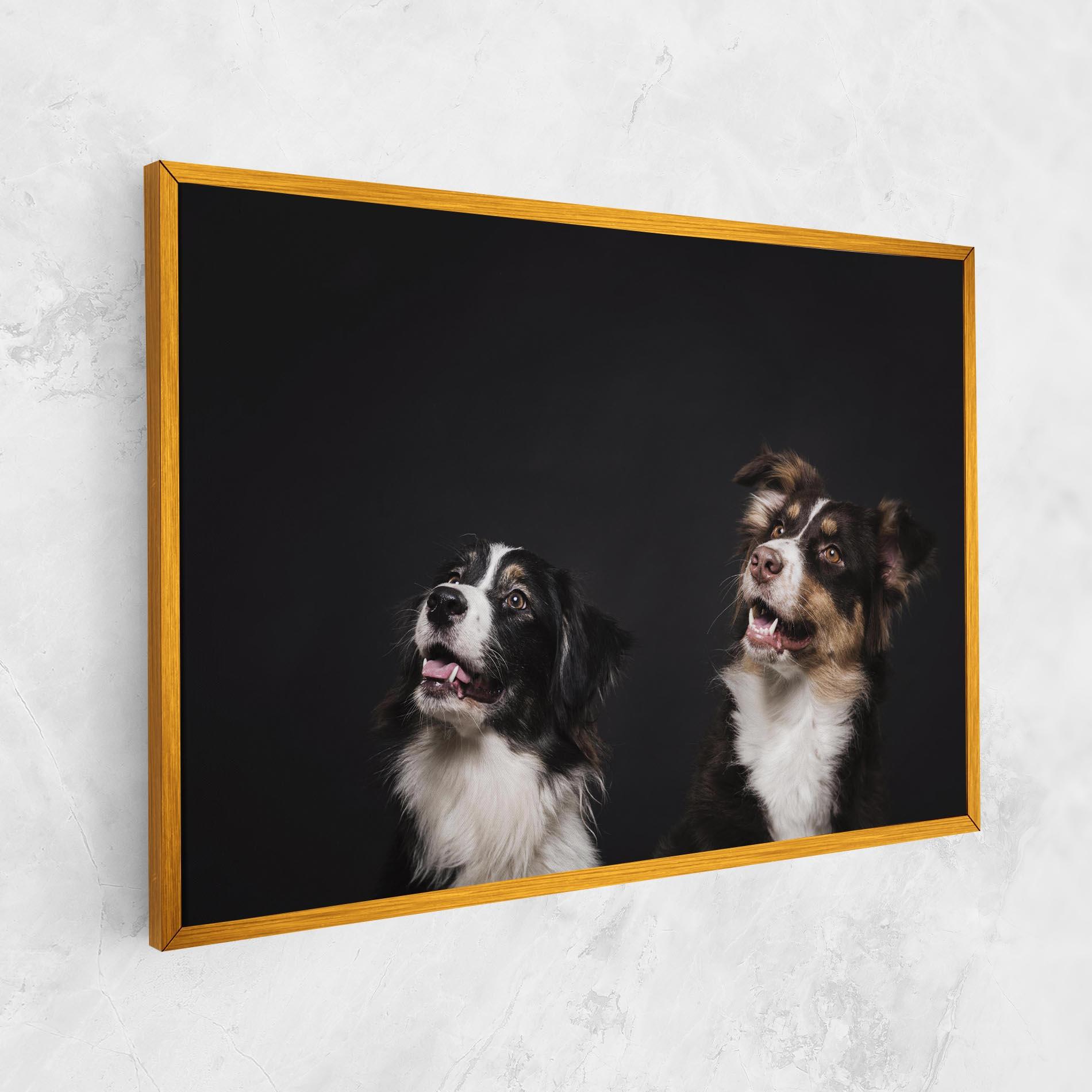 Vászonkép Cute Dogs Standing mockup 1